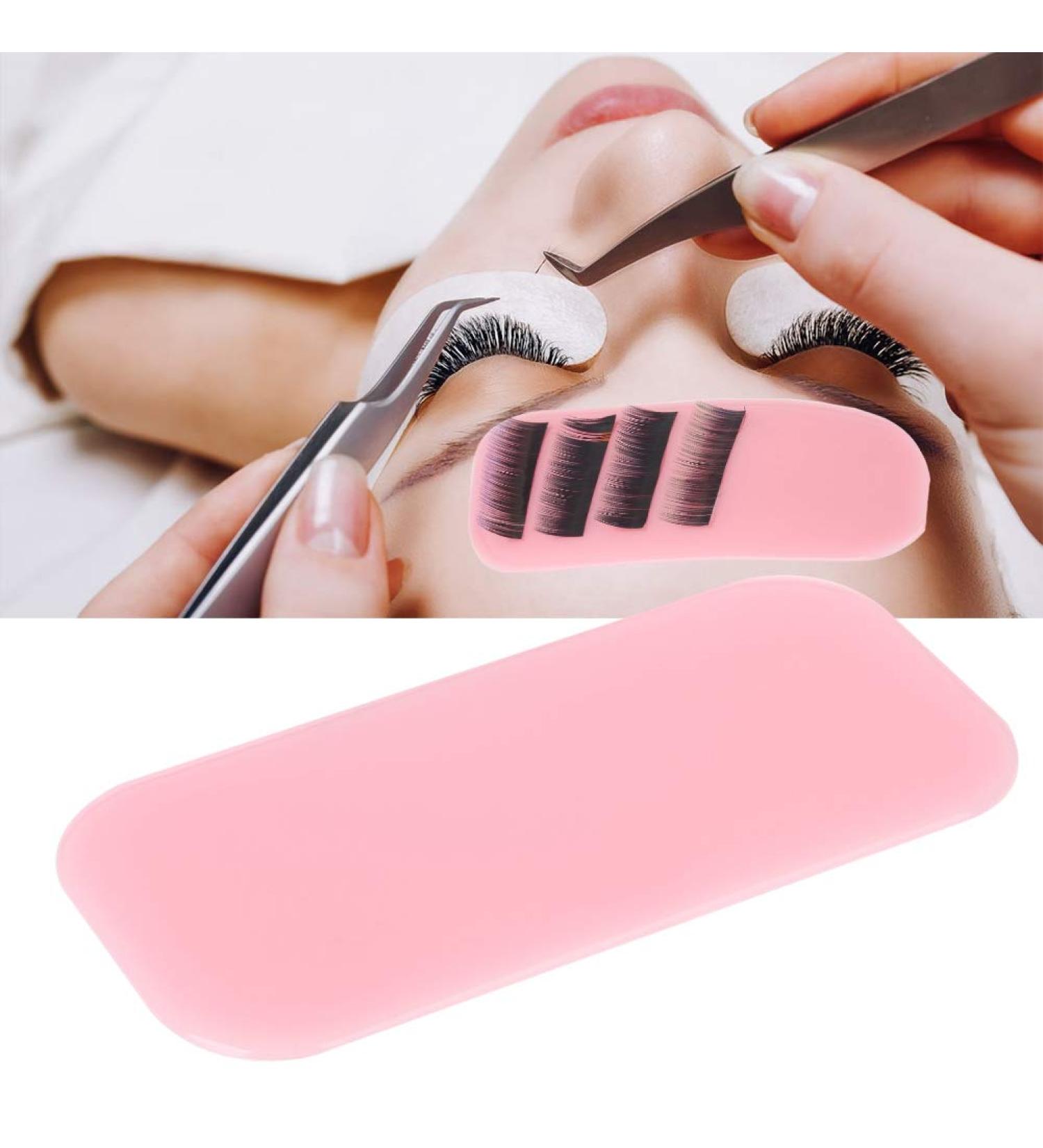 Premium Lash Extension Forehead Pads - Reusable Silicone Eye Pads for Eyelash Extensions | Lint-Free & Soft Pink Under Eye Flaps - Buy Online on GoSupps.com