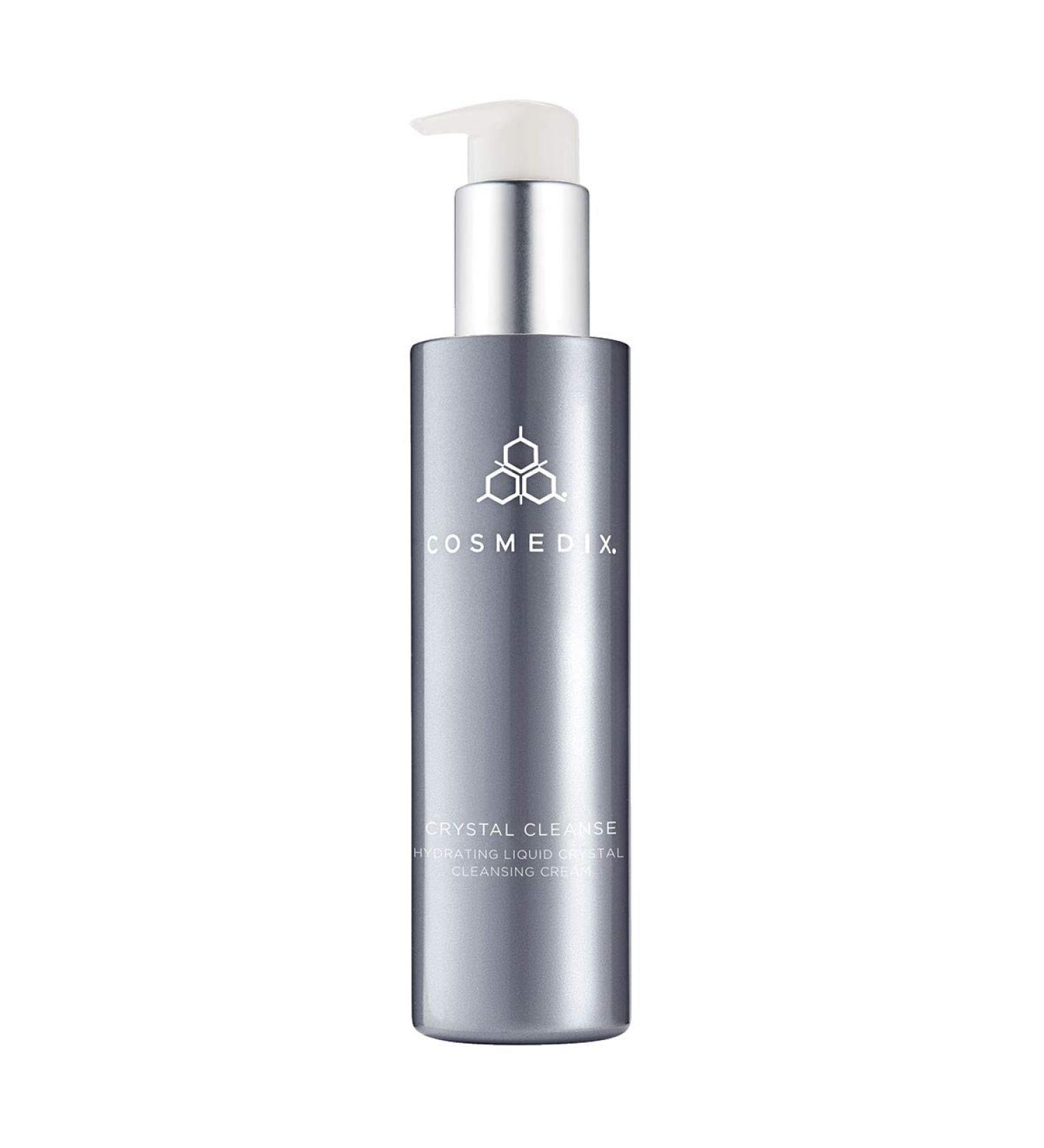 COSMEDIX Crystal Cleanse - Hydrating Liquid Crystal Cleansing Cream for All Skin Types | Remove Makeup & Impurities | Cruelty-Free & Gluten-Free - Buy Online on GoSupps.com