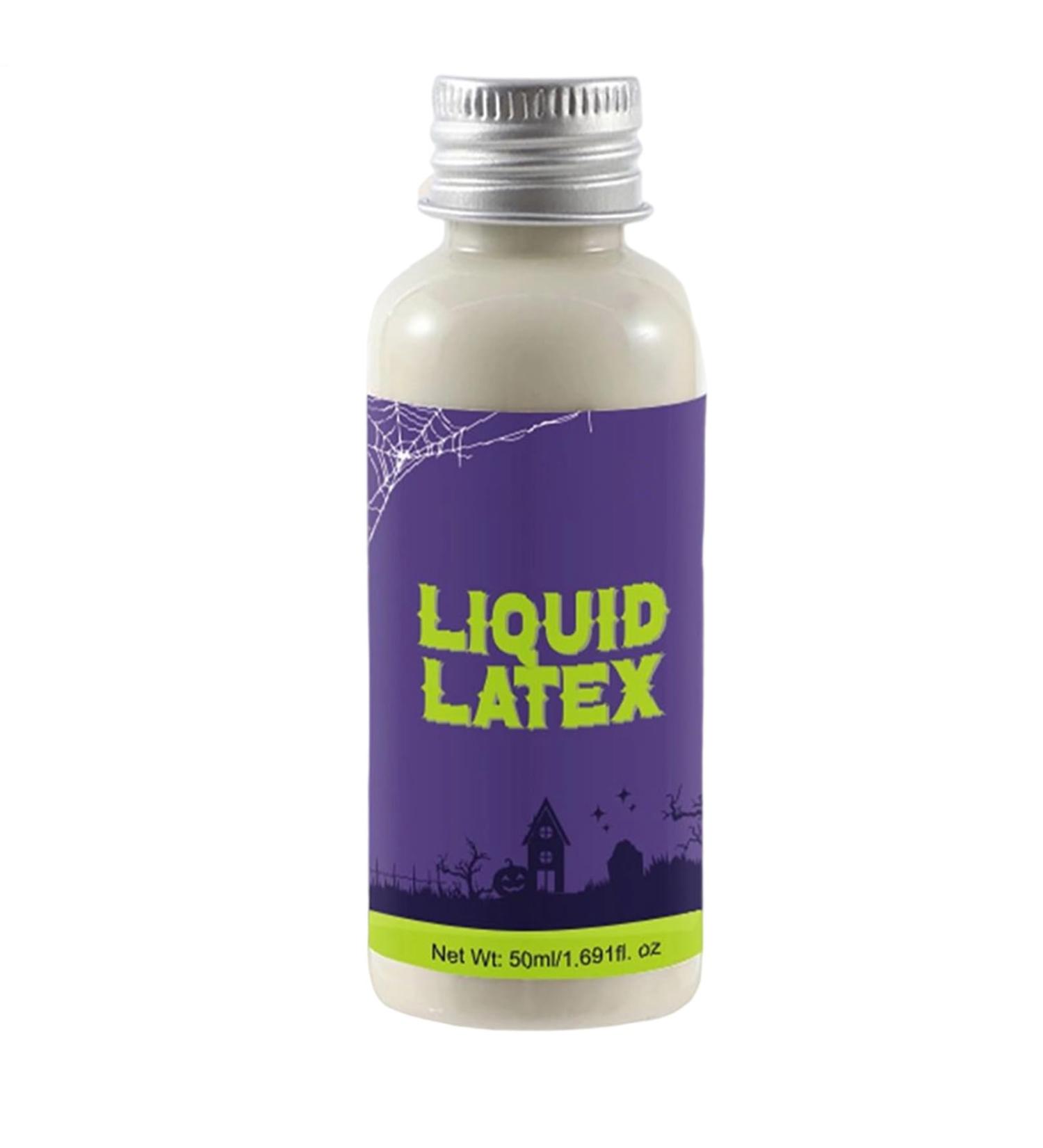 Liquid Latex Makeup 50ml Liquid Latex Facial Paint - Supplies for Scar Creation Makeup Artists Photography Models Body Painting Cosplay Theatre Students - Buy Online on GoSupps.com