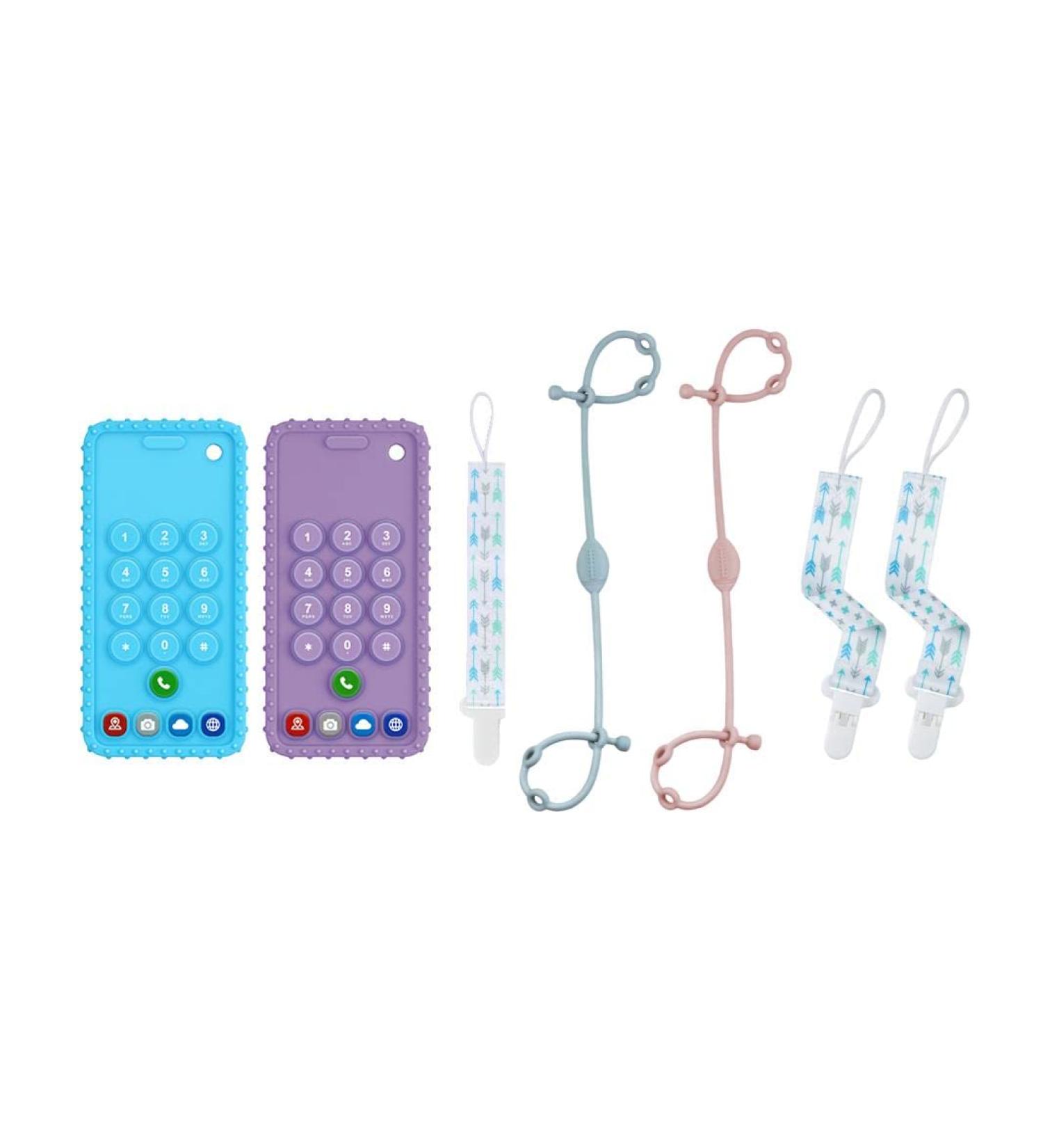 Myvikcar Cell Phone Teethers + 2 Silicone Toy Safety Straps - Shop Now! - Buy Online on GoSupps.com