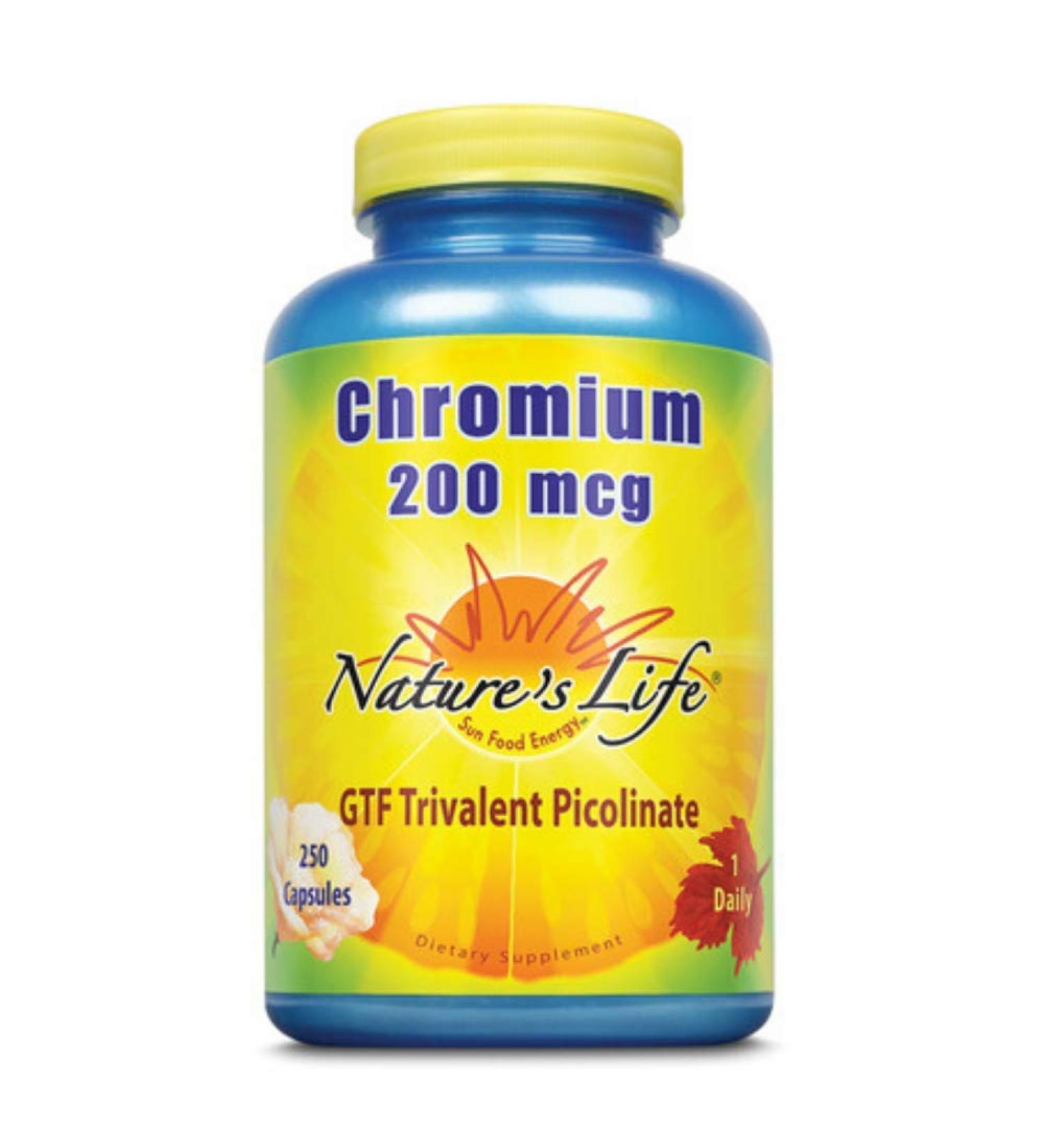 Nature's Life Chromium 200 mcg | 250 ct