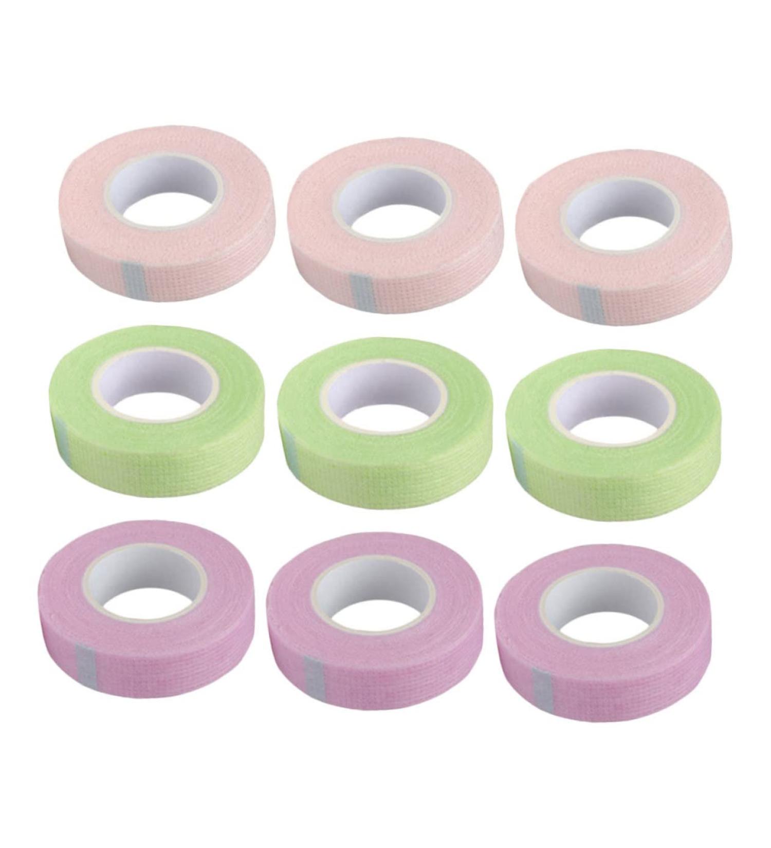 minkissy 18 Rolls Lash Tape False Lash Adhesive Tape Adhesive Lashes Tape Lash Extension Tape Eyelash Adhesive Tape Fabric Eyelash Tape Non-woven Fabric Replace Grafting Tape - Buy Online on GoSupps.com