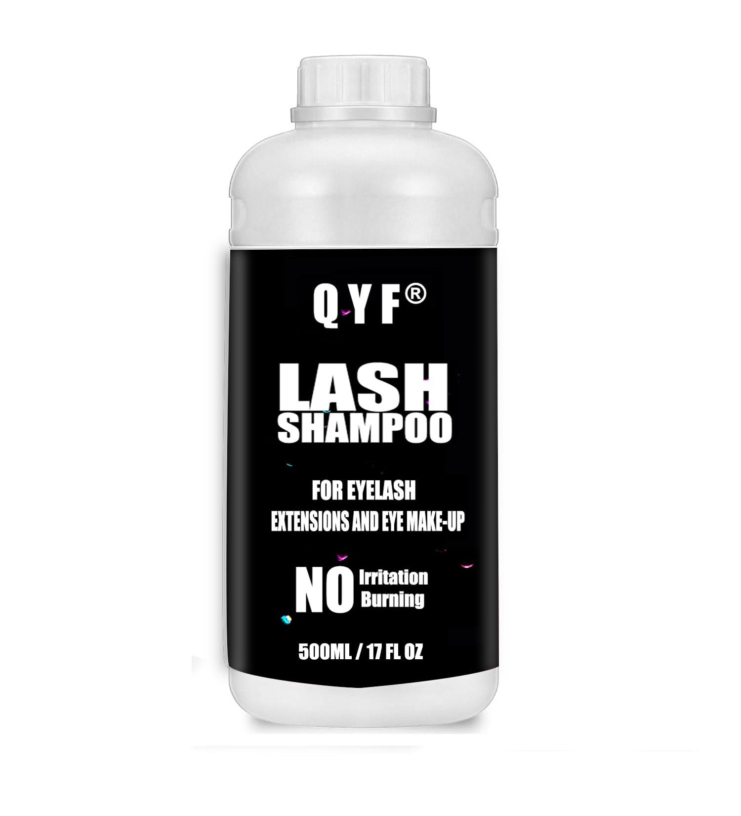 Eyelash Extension Shampoo 500ml - Paraben & Sulfate Free Foaming Cleanser for Professional & Home Use | Non-Irritating Unscented - Buy Online on GoSupps.com