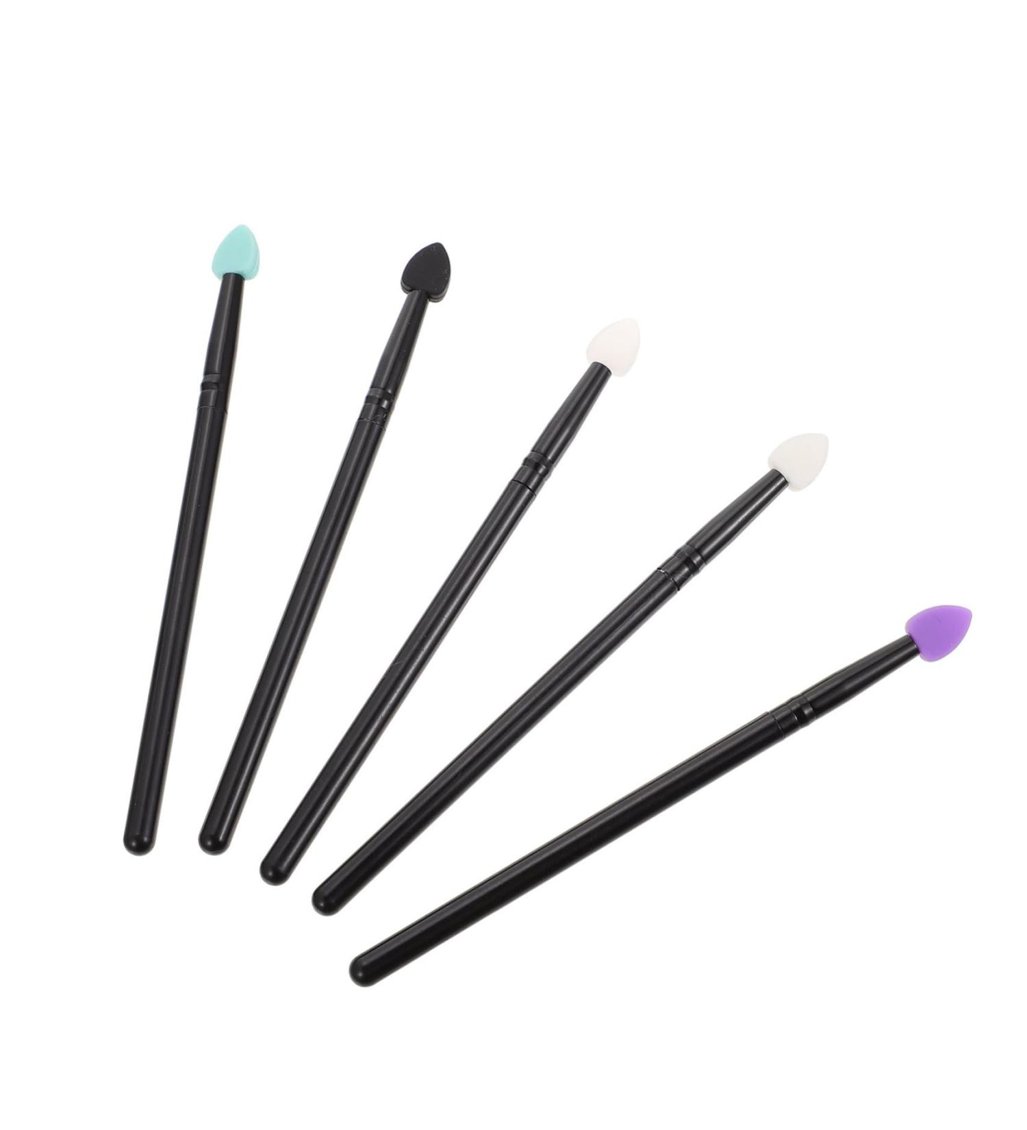IWOWHERO Powder Applicator 5 Pcs Eyeshadow brush shimmer eyeshadow eye shadow brush nose makeup Disposable lip makeup - Buy Online on GoSupps.com