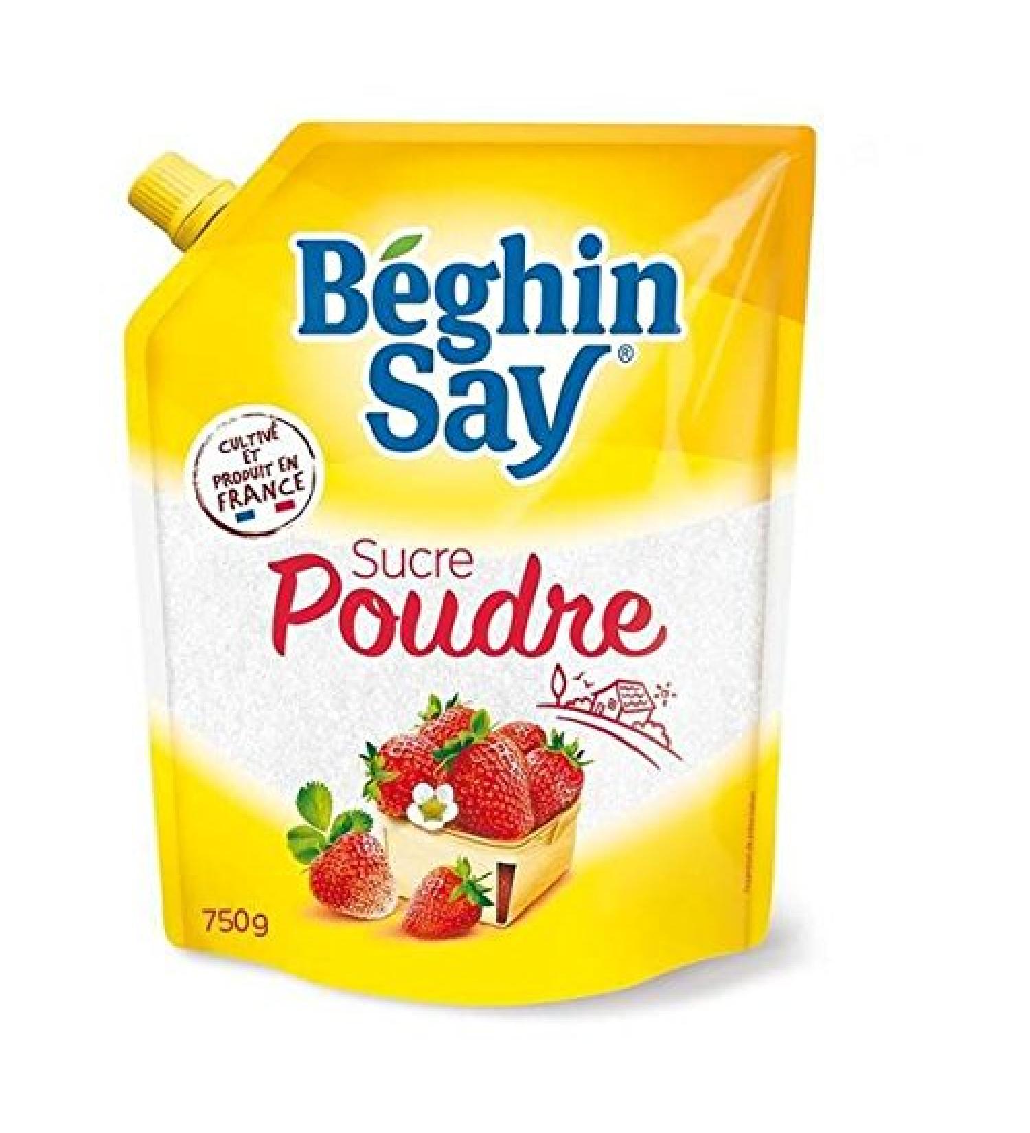Beghin Say - Powdered Sugar 750 g - Pack of 4