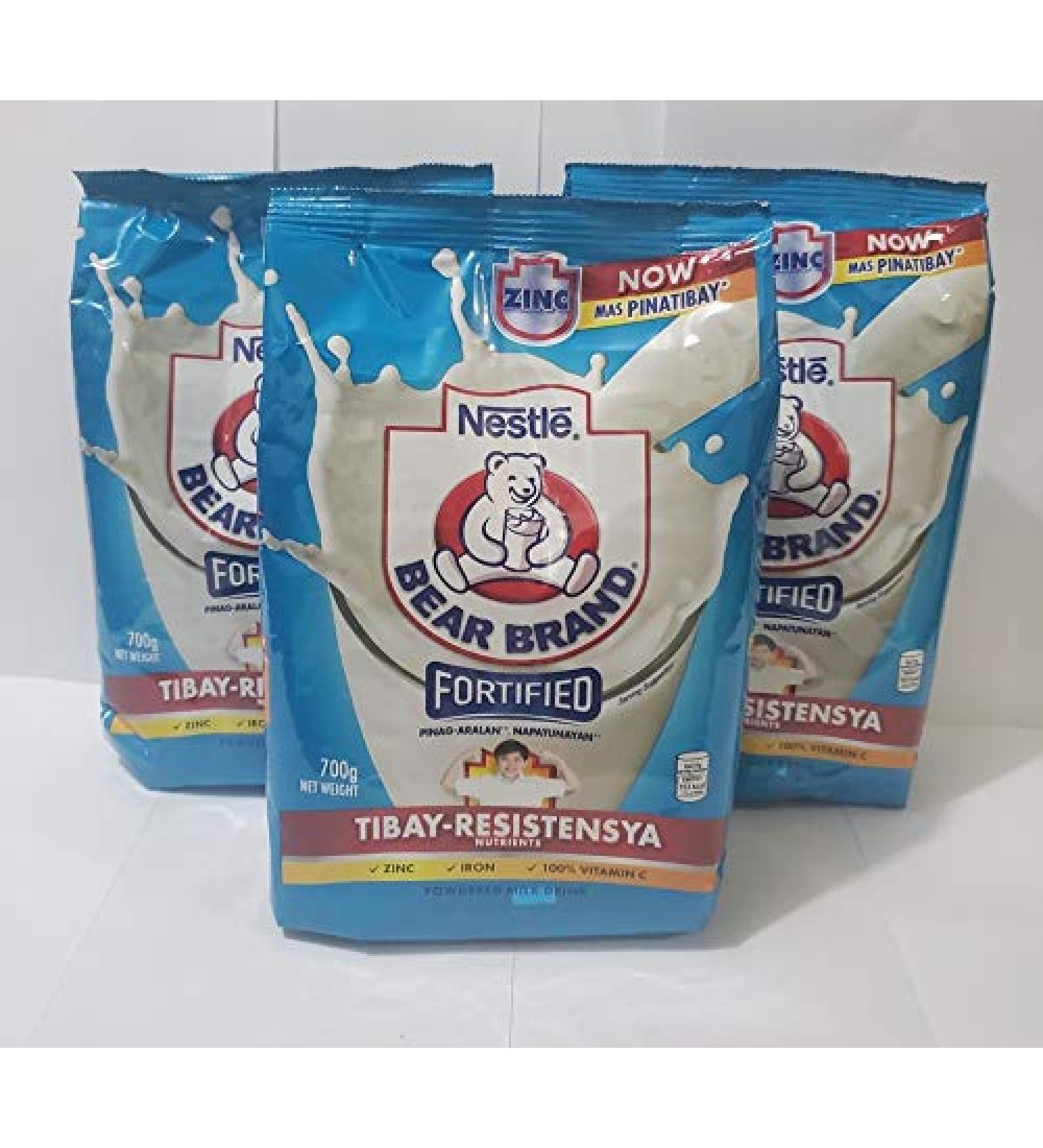 3 x 700g Bear Brand Fortified Powdered Milk - Buy Now for Quality Nutrition - Buy Online on GoSupps.com