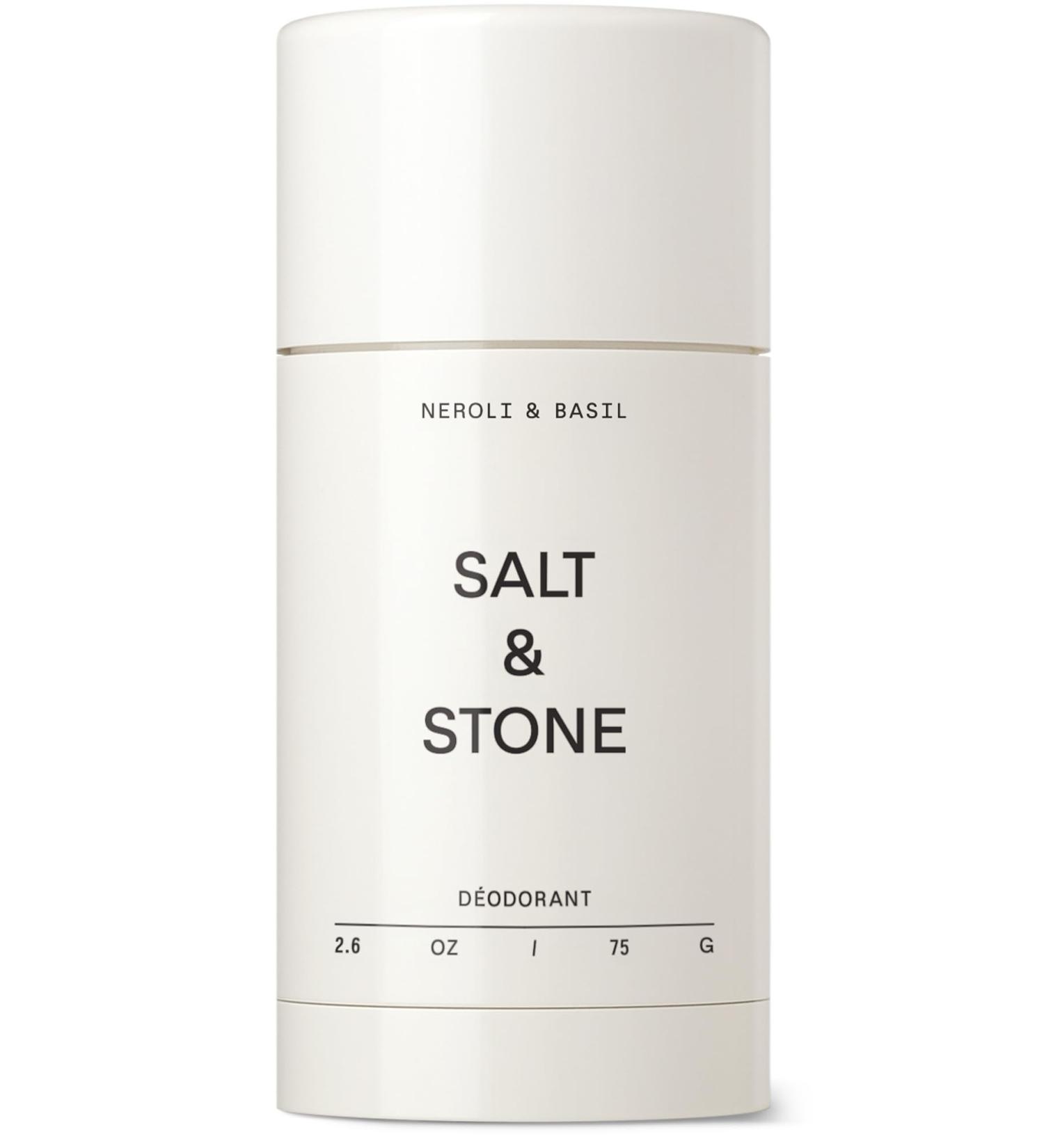 SALT & STONE Deodorant | Extra Strength Natural Deodorant for Women & Men | Aluminum Free with Seaweed Extracts Shea Butter & Probiotics | Free From Parabens Sulfates & Phthalates (2.6 oz) Neroli & Basil 2.6 Ounce (Pack of 1) - Buy Online on GoSupps.com