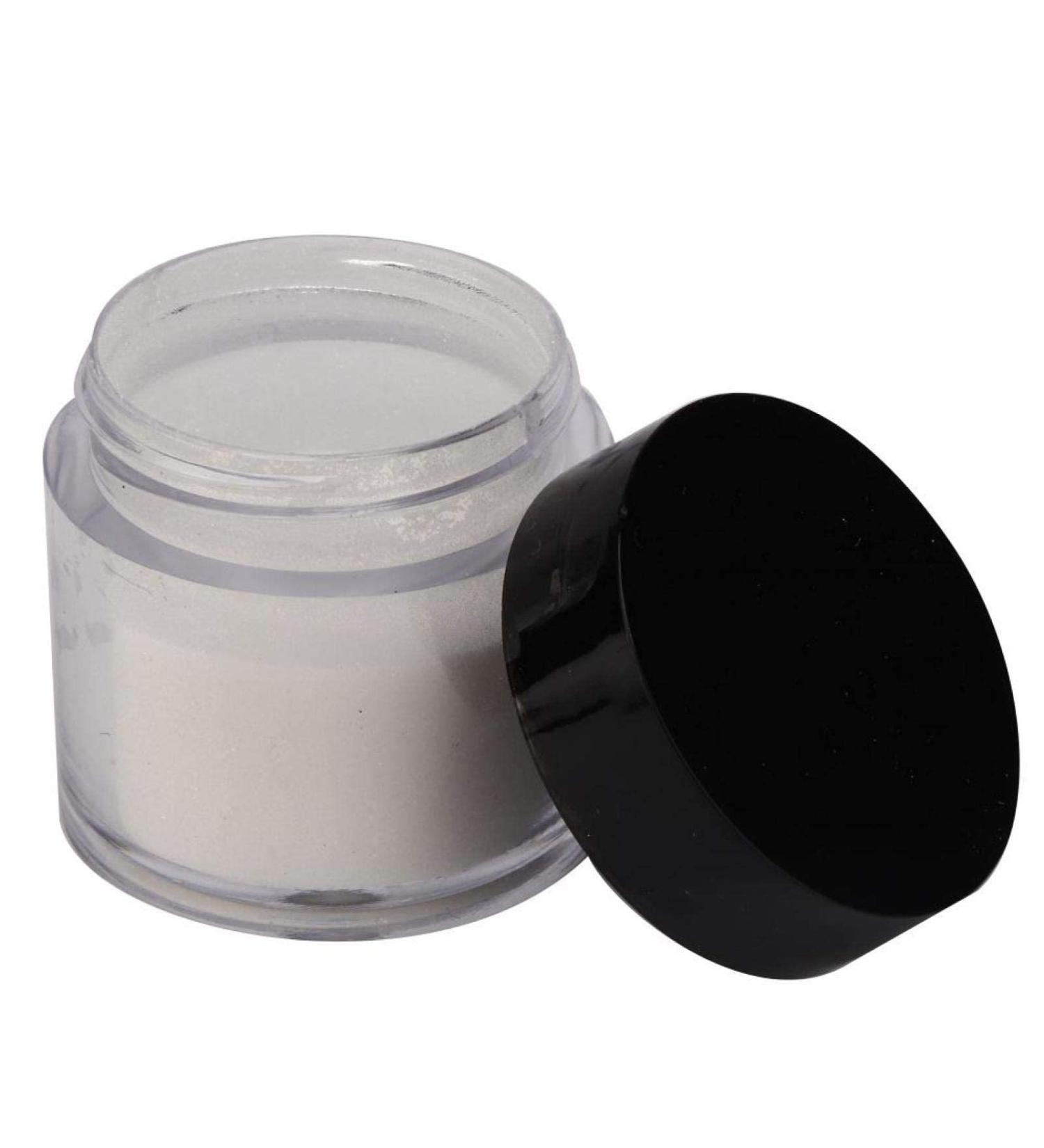 Agatige Glow in The Dark Pigment Powder Professional Nail Reflective Pigment Metallic Powders Decor for Nail Art Decoration Painting Crafts 20g(White) - Buy Online on GoSupps.com