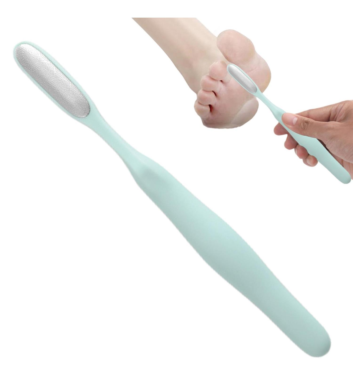 Besreey Pedicure Foot File Reusable Stainless Steel Cracked Skin Removal Tool - Foot Care Pedicure Foot File Foot ScrubberStainless Steel Cracked Skin Removal Tool for Adults Blue - Buy Online on GoSupps.com