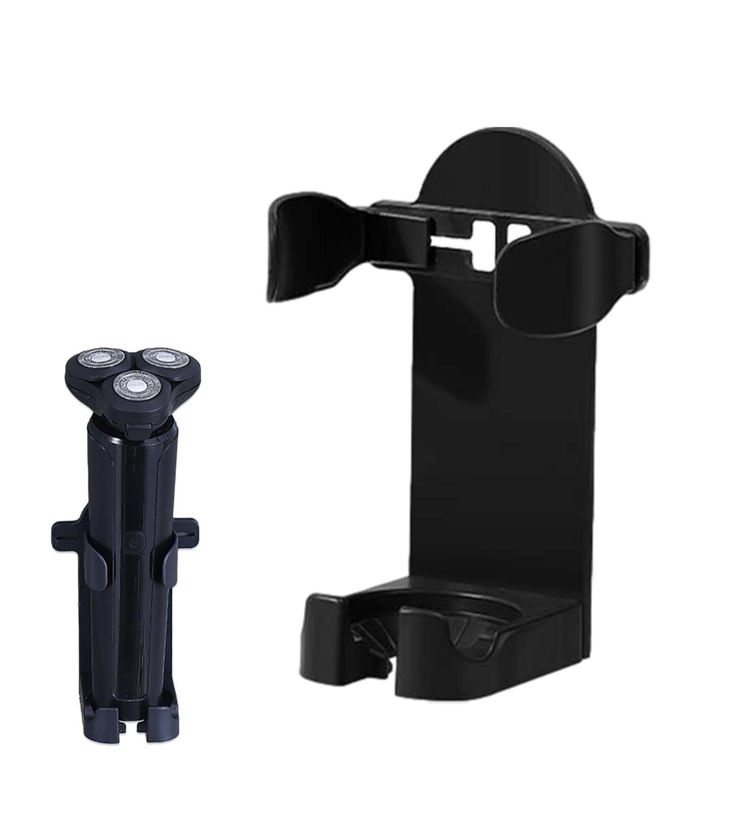 Zonewd Shower Razor Holder - Stylish Storage Organizer for Men | Wall-Mounted Razor Accessories for Bathroom & Caravan - Black - Buy Online on GoSupps.com