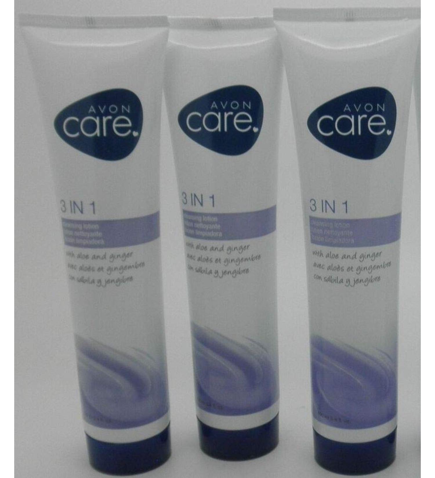 Avon Care 3 in 1 Cleansing Lotion with Aloe & Ginger - Lot of 3 | International Shipping Available - Buy Online on GoSupps.com