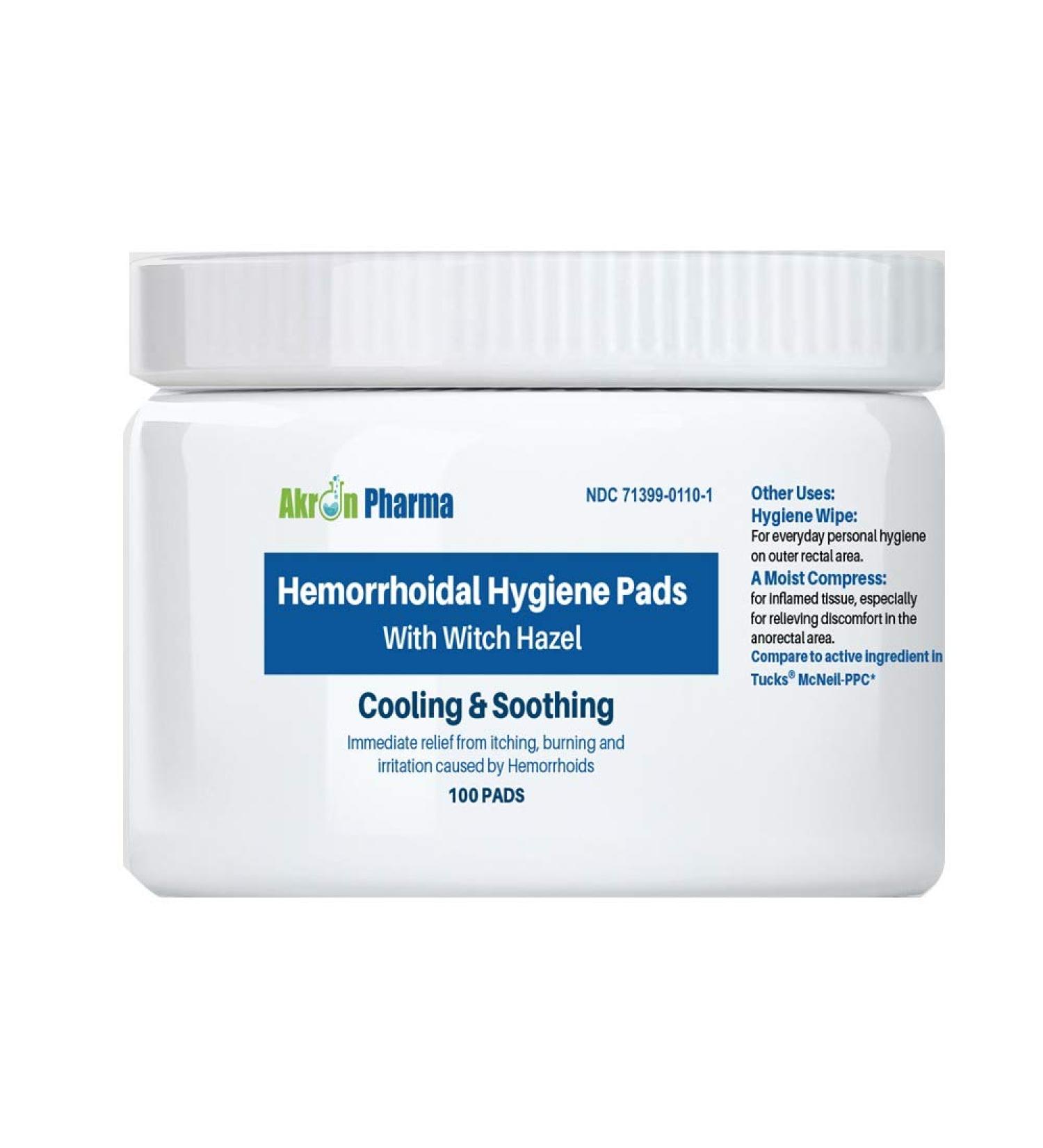 Hemorrhoidal Pads with Witch Hazel - Comparable to Tucks Pads - Buy Online on GoSupps.com