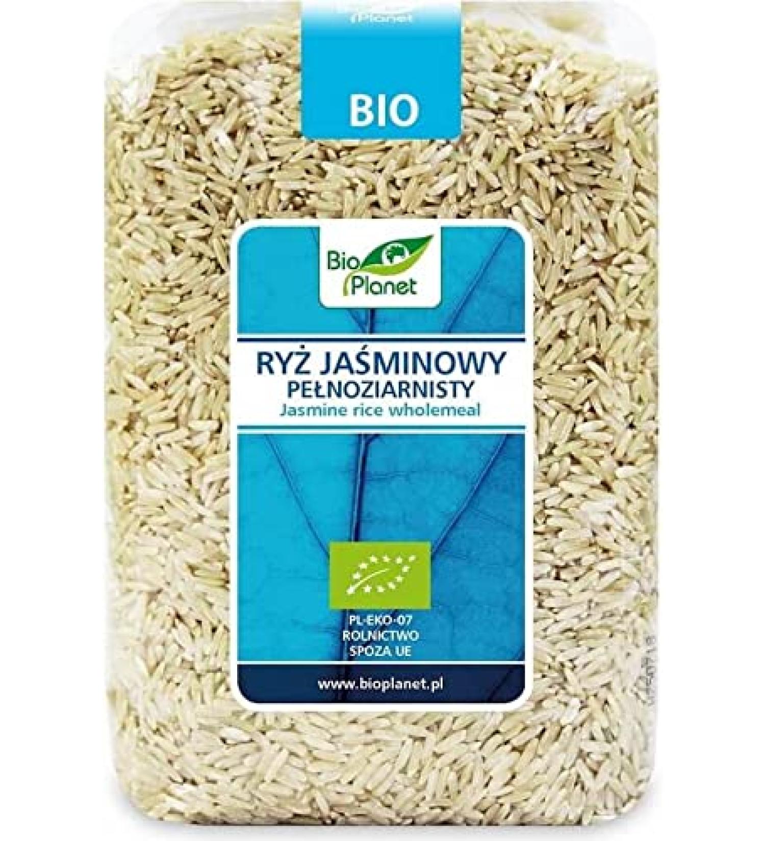 Whole grain jasmine rice BIO 1 kg BIO PLANET