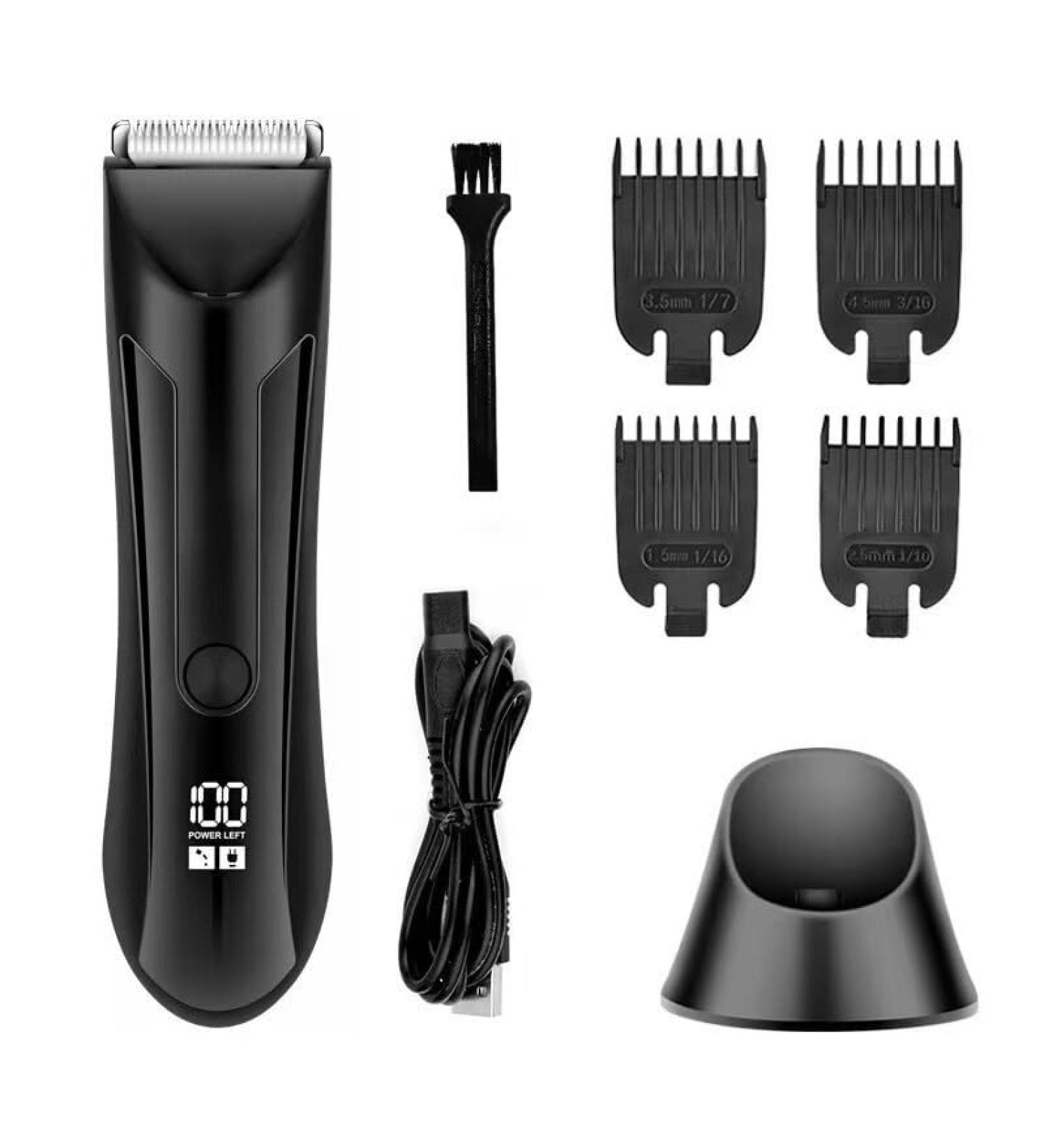 Hair Clippers for Men | Waterproof Electric Body Hair Trimmer & Grooming Kit - USB Rechargeable - Buy Online on GoSupps.com