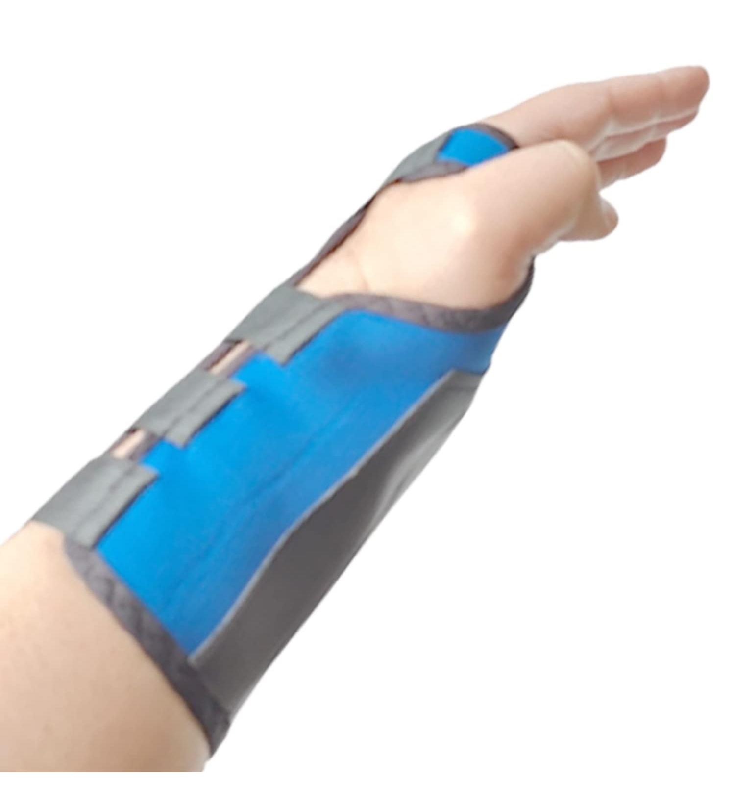 Wrist Support Brace for Carpal Tunnel, Sprains, Arthritis - Blue, Size S-M (Left) - Buy Online on GoSupps.com