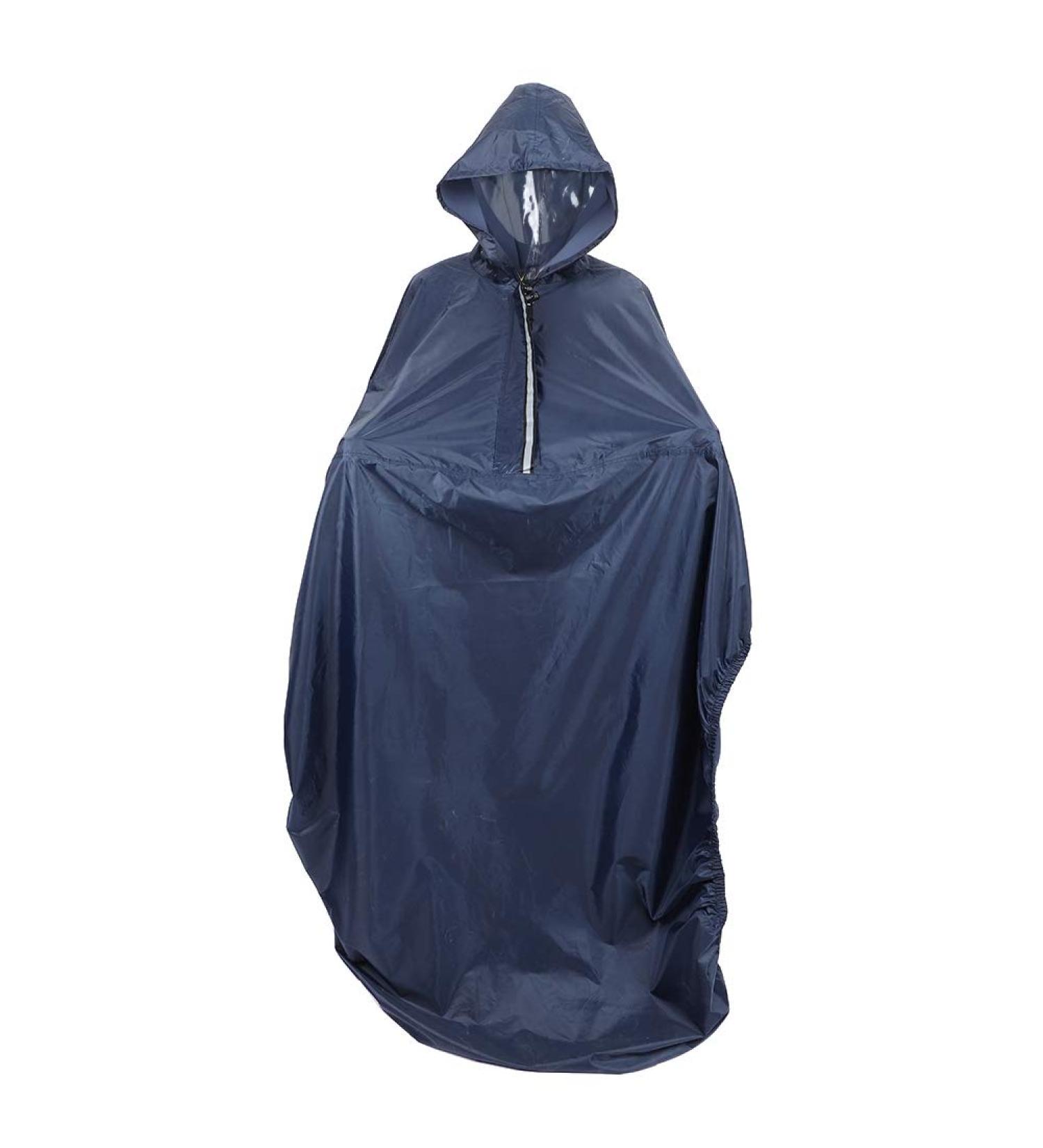 Hooded Wheelchair Rain Cover Nylon Waterproof Soft Reusable Wheelchair Rain Coat Blue Rain Cape Wheelchair Waterproof Poncho Raincoat with Back Slot for Self-propelled Wheelchair - Buy Online on GoSupps.com