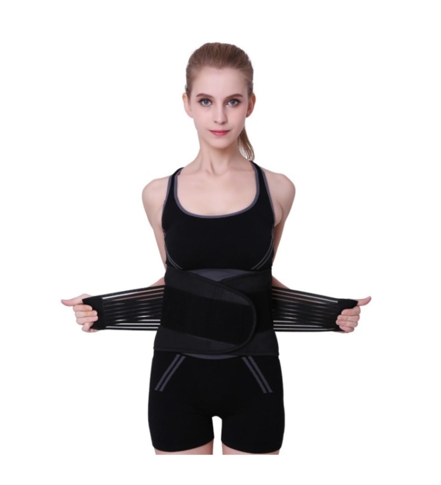 Back Brace Lumbar Support Back Braces Waist Support Belt Back Posture Corrector Lumbar Spine Decompression Waist Belt(Small) Small Blue - Buy Online on GoSupps.com