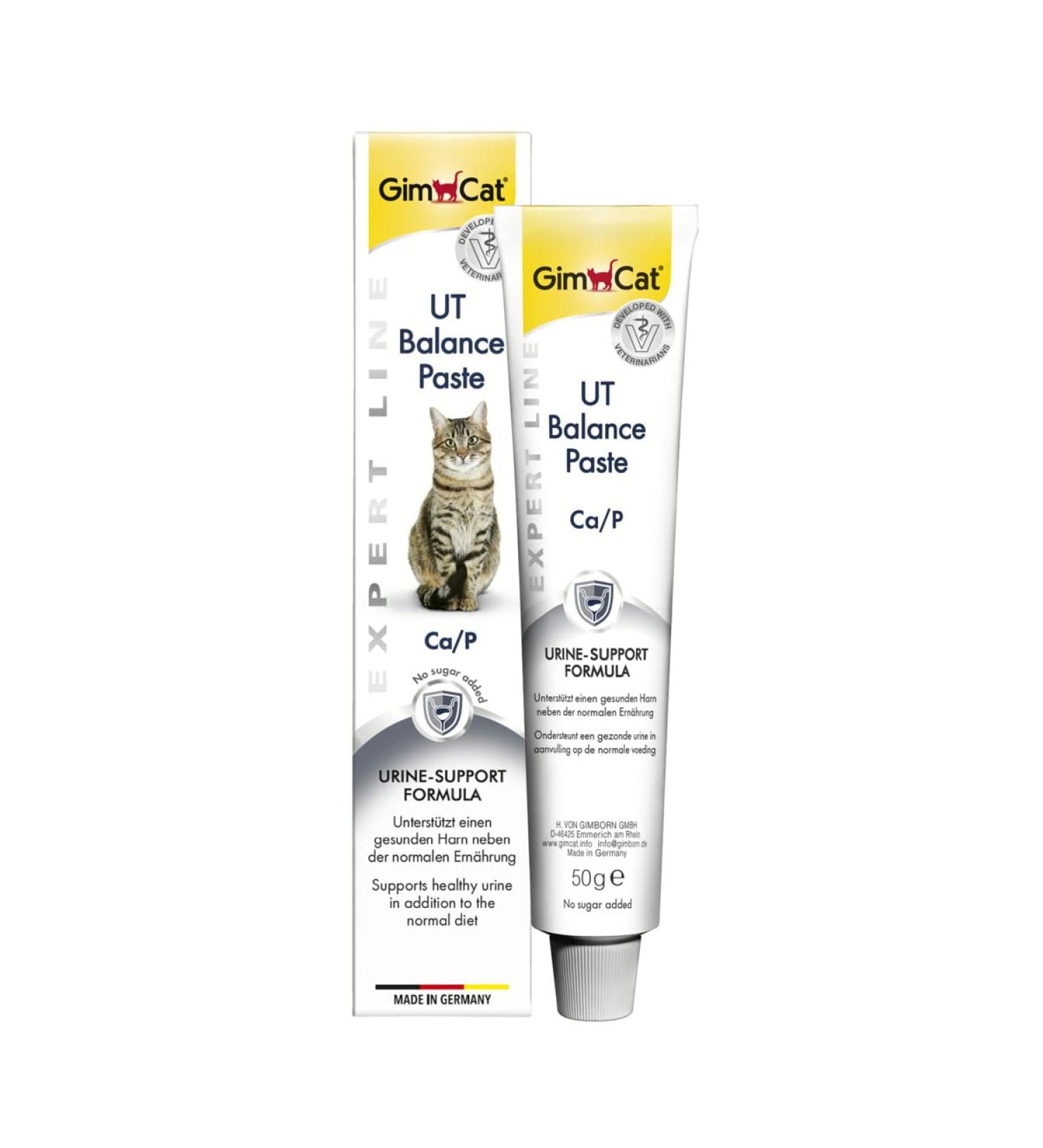 GimCat EXPERT LINE UT Balance Paste - Promotes Healthy Urine - 50g Tube - Buy Online on GoSupps.com