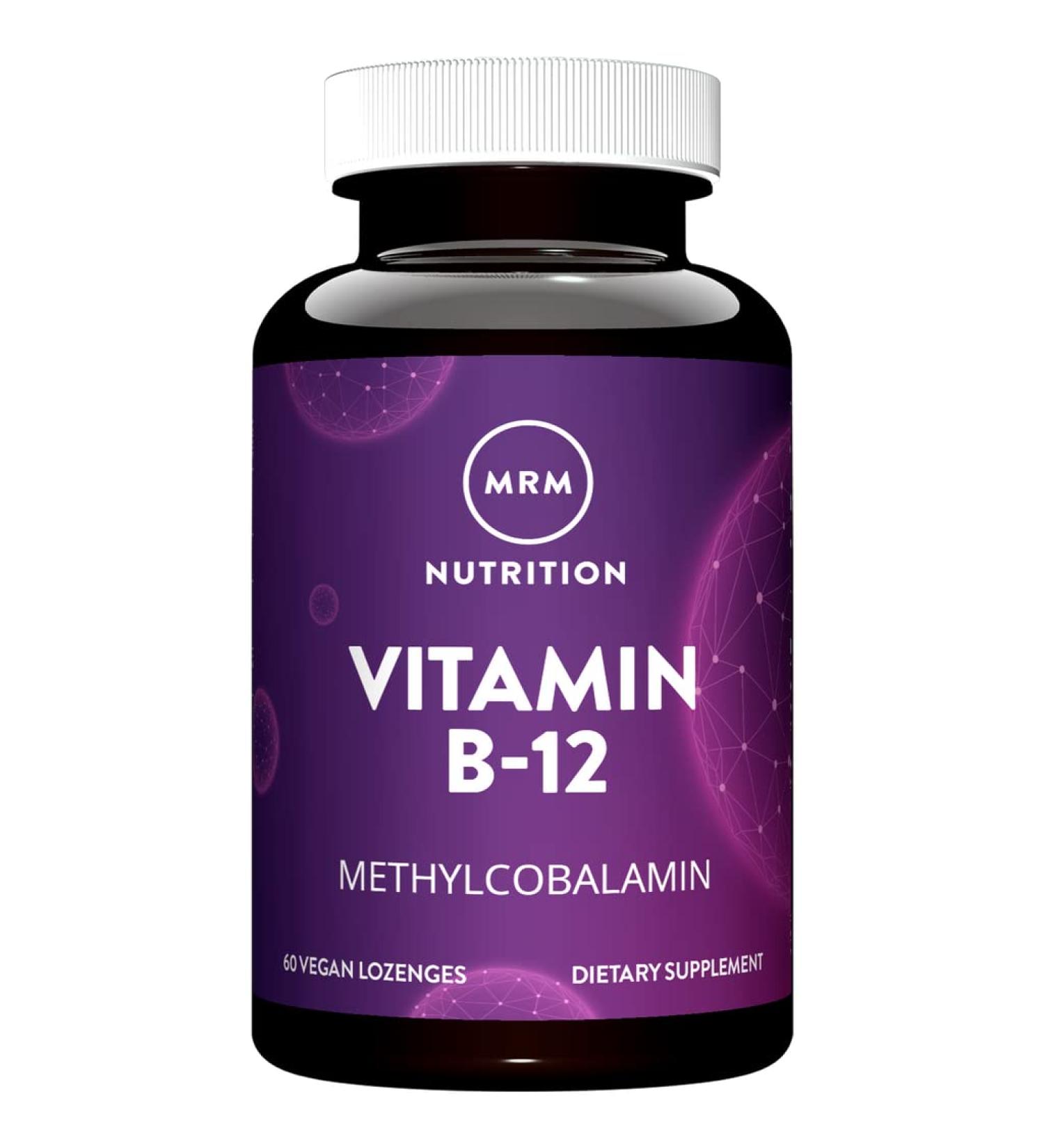 MRM B-12 Methylcobalamin 2000 mcg - 60 Vegan Lozenges for Energy & Wellness - Buy Online on GoSupps.com