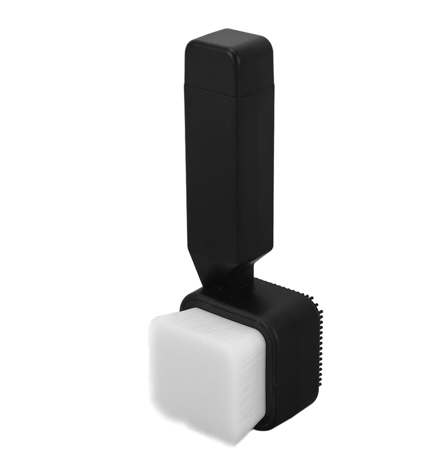 Double Sided Face Brush Portable Dead Skin Removal Exfoliator Facial Cleaning Brush Black - Buy Online on GoSupps.com
