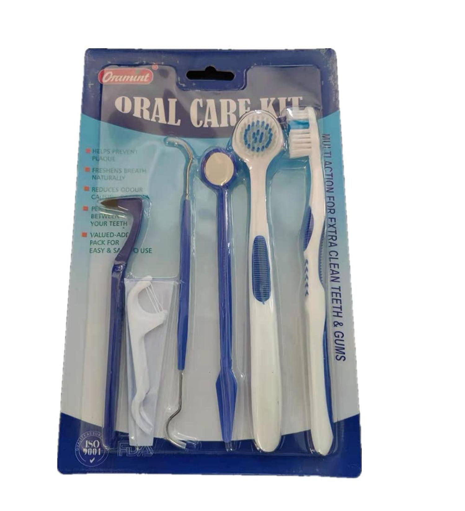 8 PCS Dental Care Tool Set | Oral Hygiene Teeth Whitening & Dental Mirror Kit for Perfect Smile - Buy Online on GoSupps.com