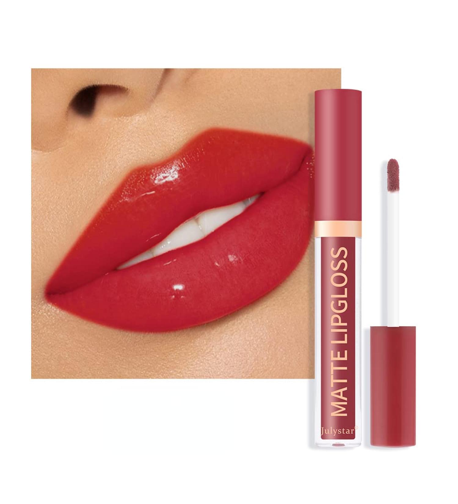 INTEROOKIE Makeup Water Gloss Lip Glaze Mirror Lip Honey Liquid for Natural and Long Lasting Moisturizing NonFading Lip Color 12 - Buy Online on GoSupps.com