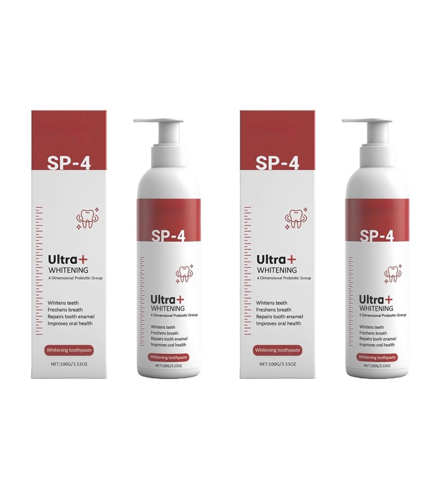 Peppermint Toothpaste - Daily Teeth Cleaning Fresh Breath Mild Formula for Gentle Oral Care(2PCS) - Buy Online on GoSupps.com