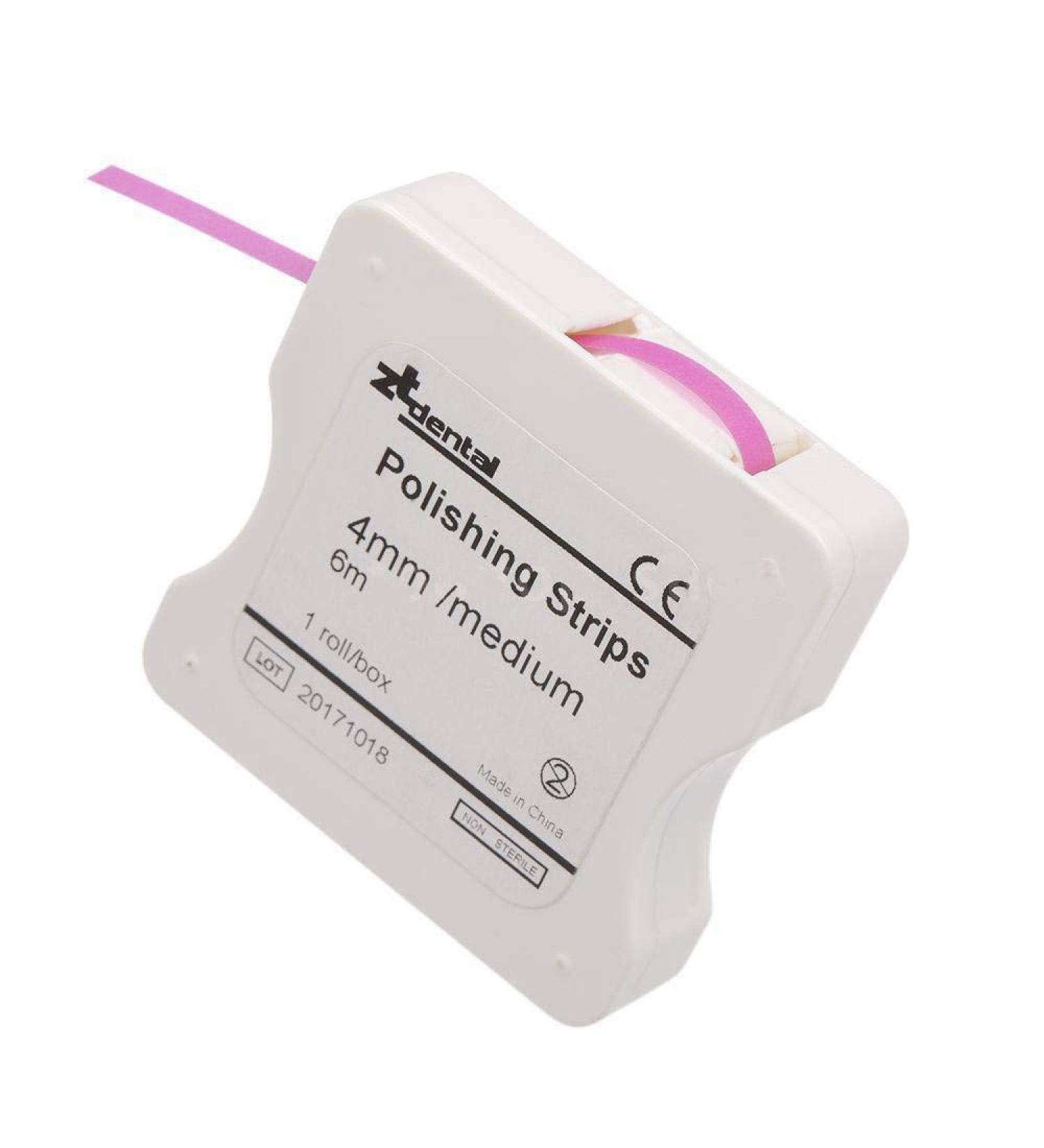 GXSQLW Resin Teeth Polishing Strips 6M Roll - Professional Dental Care Tools for Whitening, Cleaning, and Stain Removal (Pink) - Buy Online on GoSupps.com