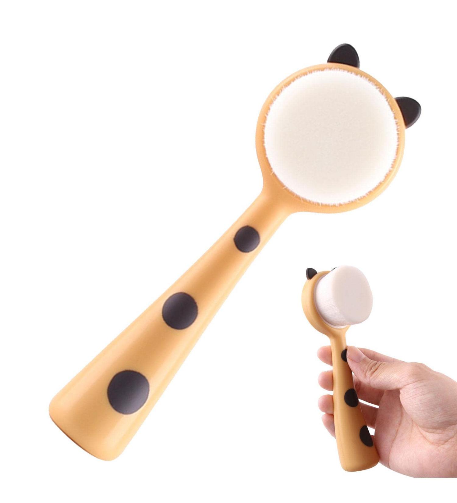 Face Wash Brush Cat Ears Manually Facial Cleanser - Facial Cleansing Brush Face Exfoliator Blackhead Pore Pad Face Wash Brush for Cleaning Skin - Buy Online on GoSupps.com