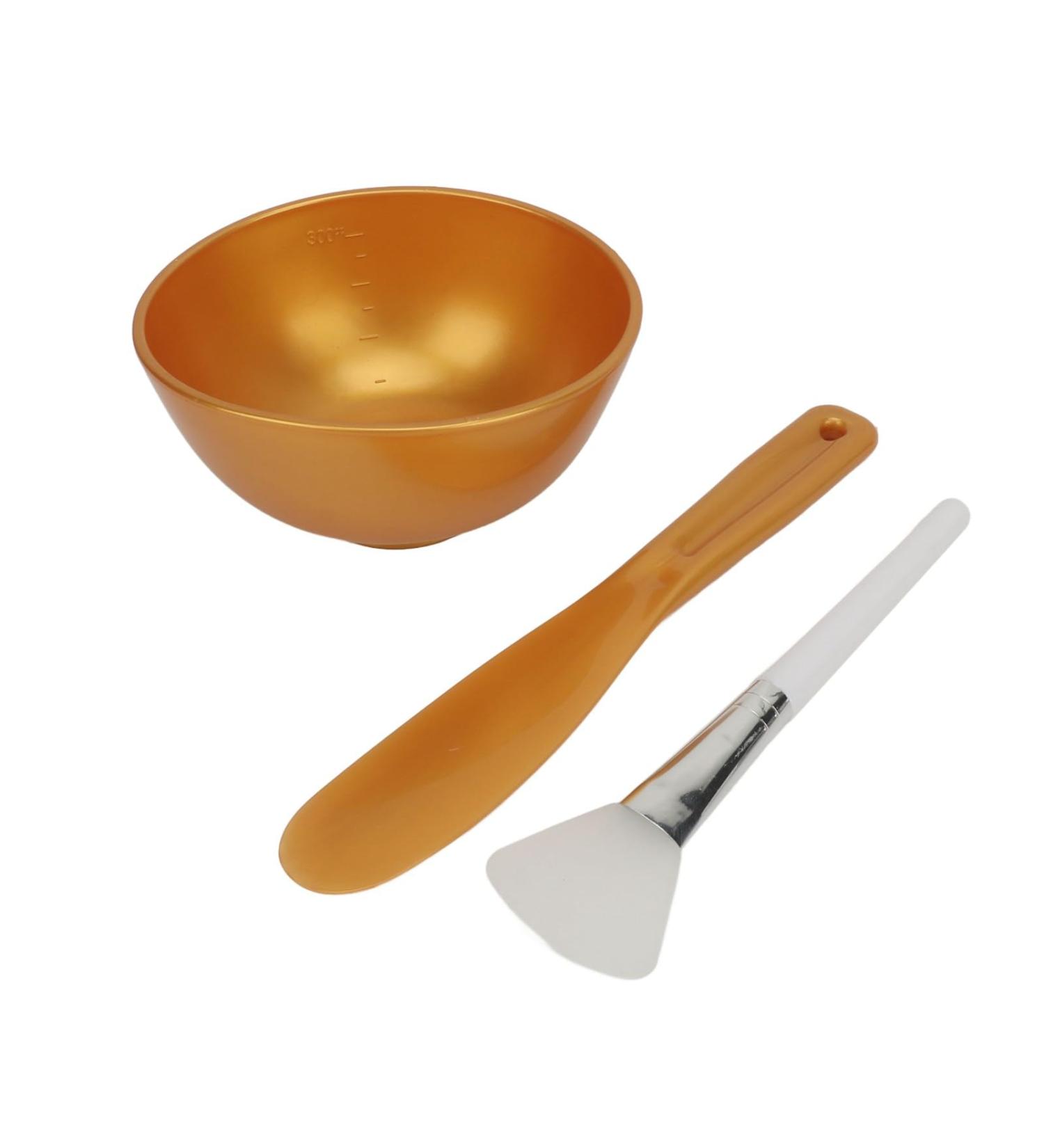 Silicone Face Mask Mixing Bowl Set with Brush & Scraper | Easy to Clean Multifunctional Facial Mask Tools for Home Spa - Buy Online on GoSupps.com
