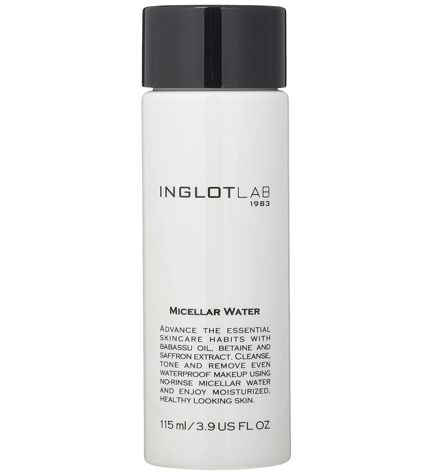 INGLOT Cosmetics Micellar Water | Vegan Cleanser & Makeup Remover for All Skin Types | 115ml - Buy Online on GoSupps.com