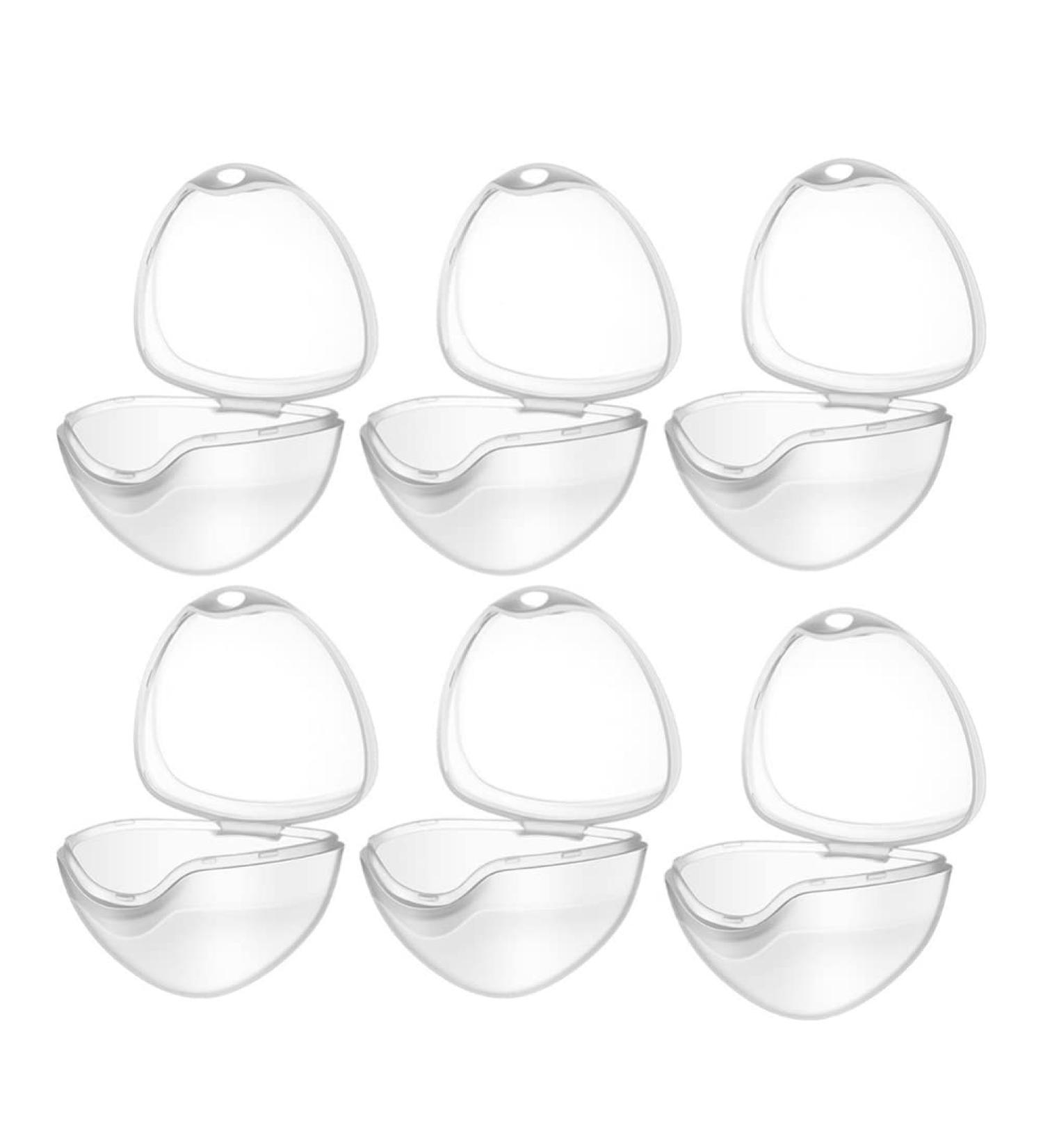 6-Piece White PP Pacifier Storage Box Set Travel Case & Holder for Organized Pacifier Storage - Buy Online on GoSupps.com