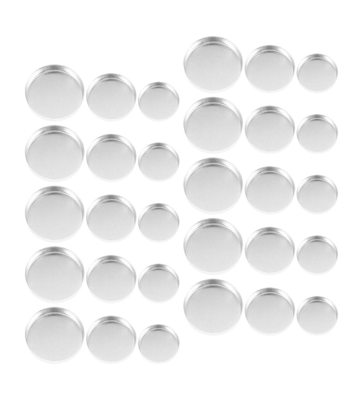 Sewroro Palettes de Fards Paupi res Vides 30 Pi ces Godets en Aluminium Ronds 15Mm/20Mm/26Mm Plateau Cosm tique Compact pour Blush Highlighter et Maquillage DIY Accessoires de - Buy Online on GoSupps.com