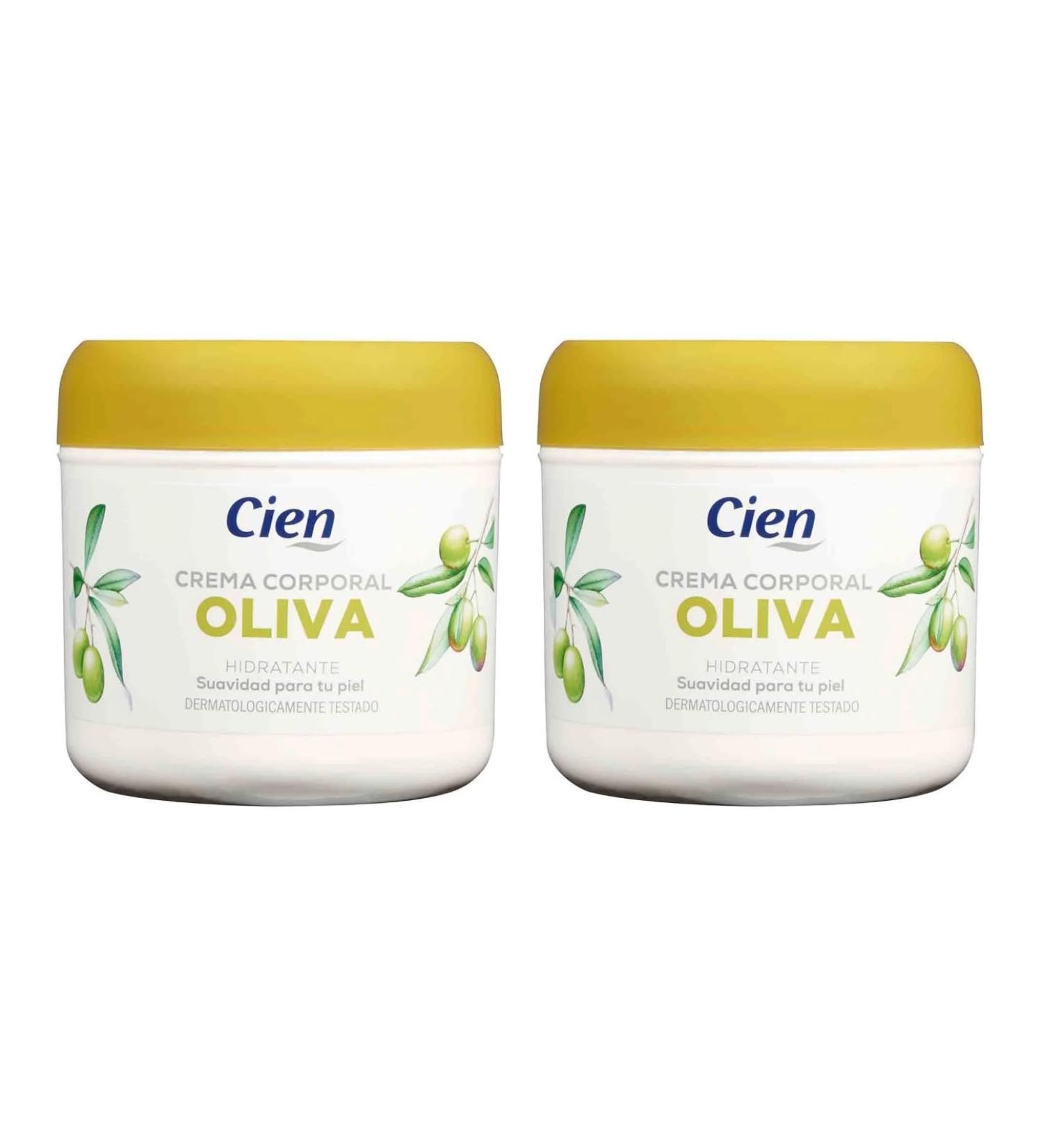 Pack 2 - Cien - Olive Hydrating Body Cream 250 ml Gentle for Your Skin Pack 2