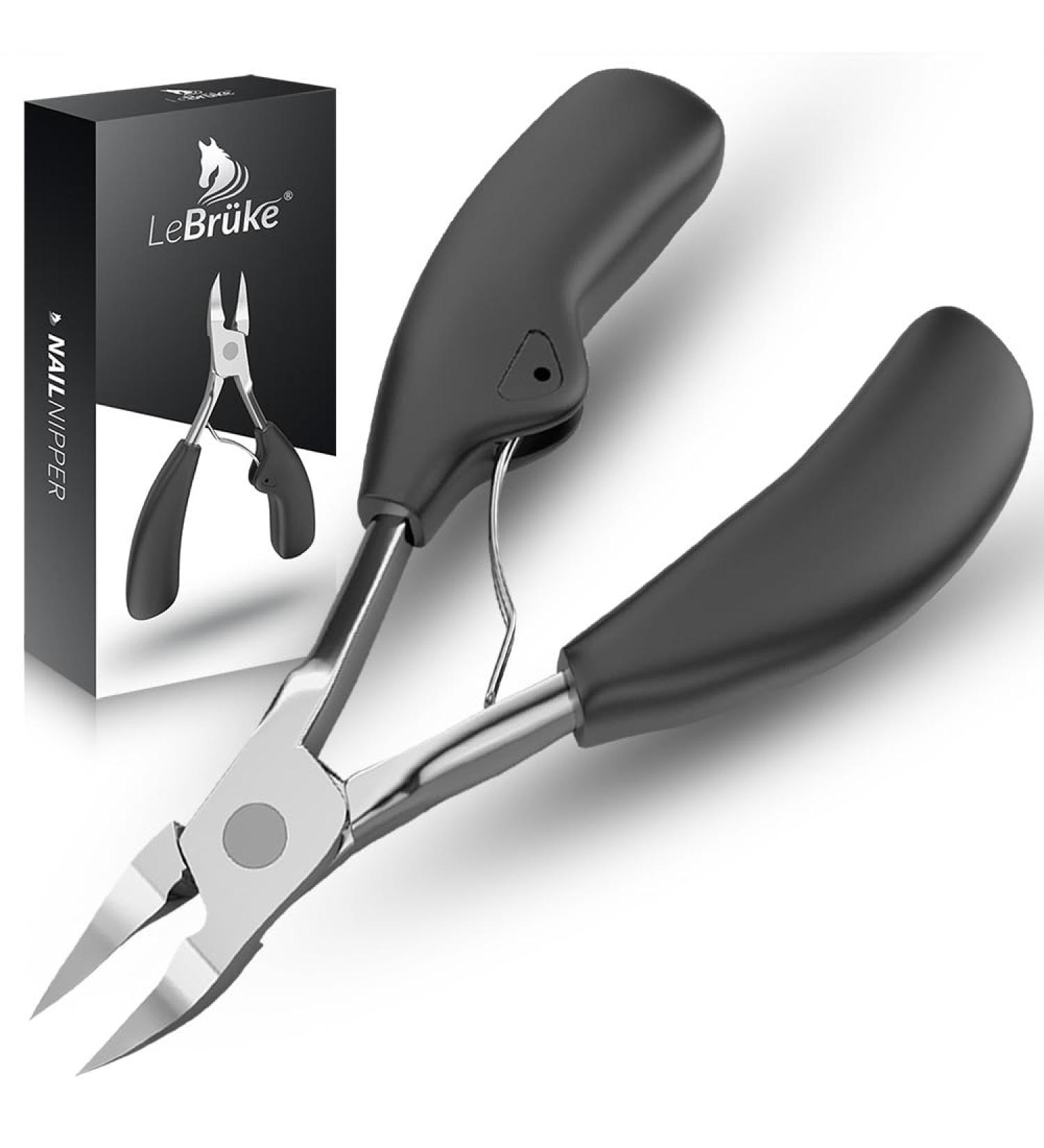 Lebr ke Nail Clippers for Thick & Ingrown Nails | Premium Toenail & Fingernail Scissors - International Shipping - Buy Online on GoSupps.com