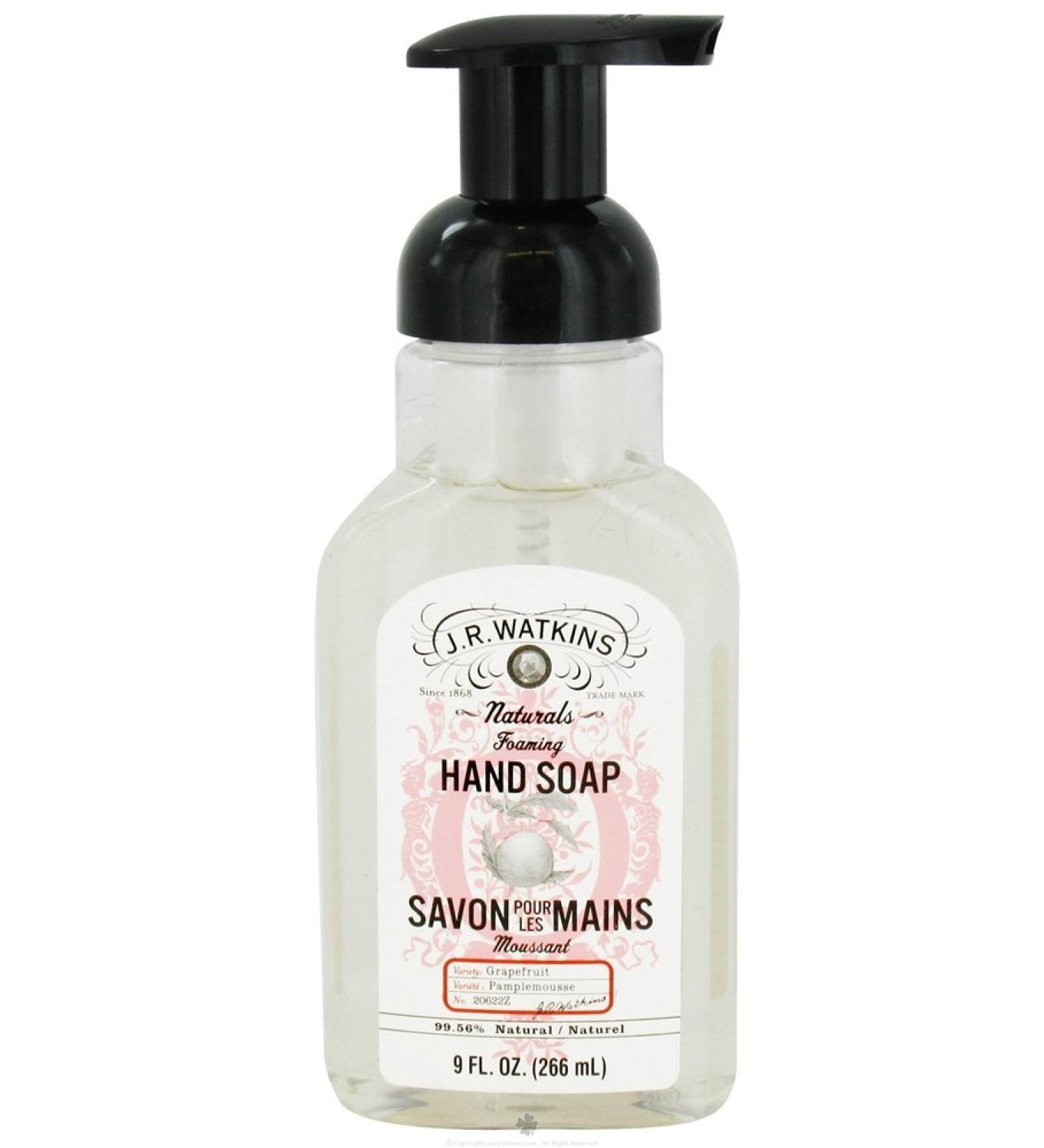 J.R. Watkins Grapefruit Scent Foam Hand Soap 9