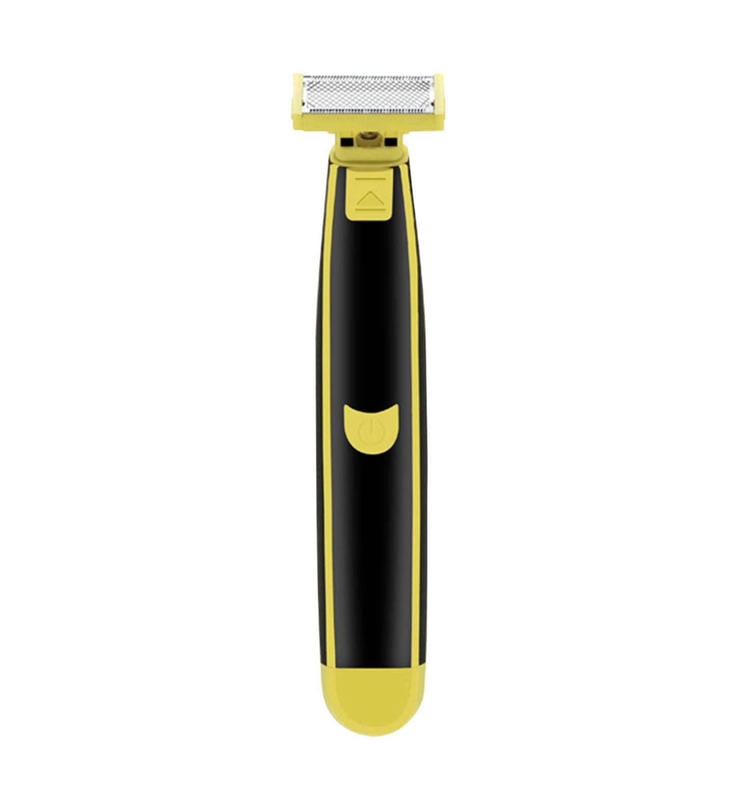 Buy Wet and Dry Electric Shaver for Men - Waterproof Rechargeable Shaver & Trimmer | Model #1 Black - Perfect for Beard & Mustache Grooming - Buy Online on GoSupps.com