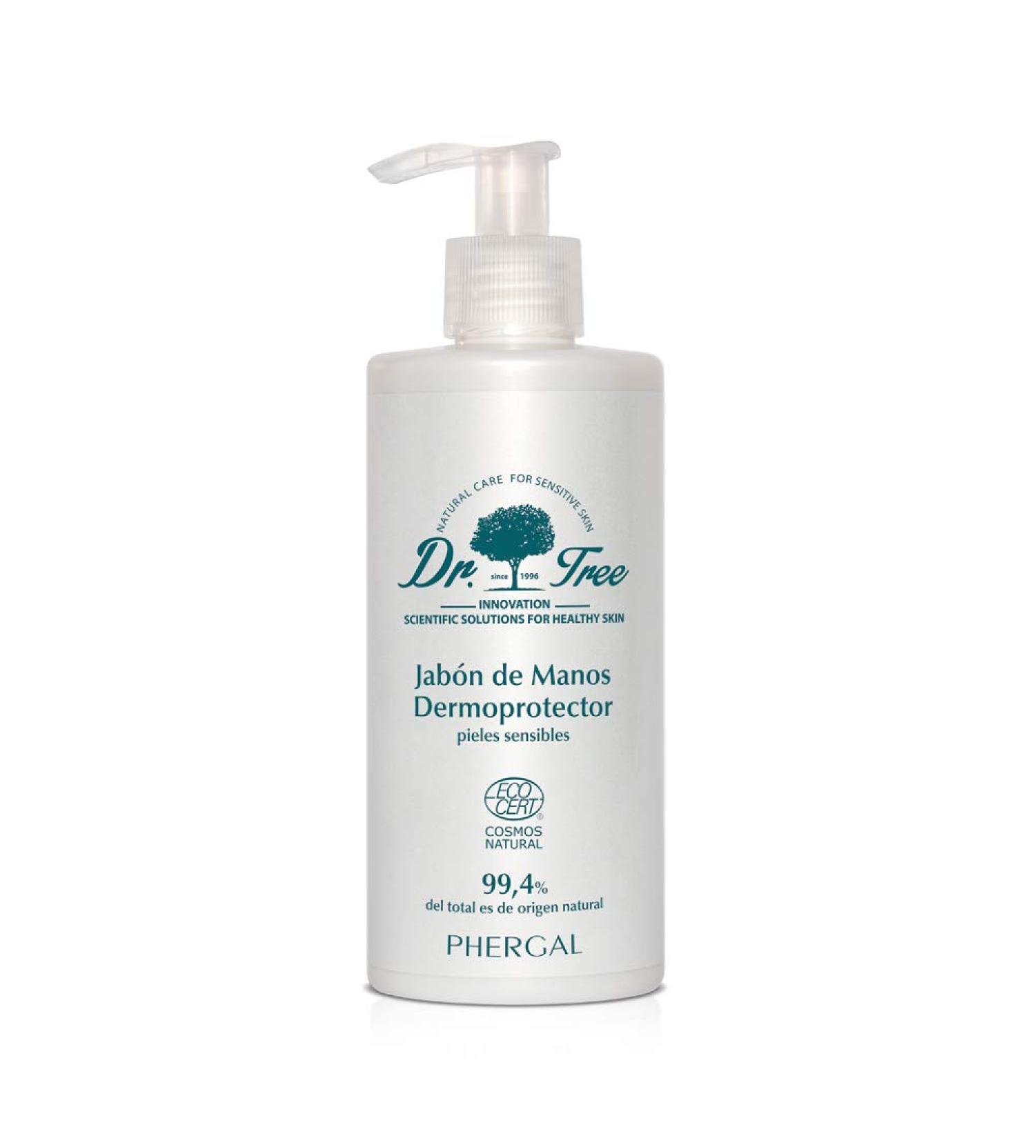 Dr. Tree | Dermoprotector Hand Soap for Sensitive Skin | Cleanse and restore the skin barrier | 99% Natural Ingredients | 300 ml. - Buy Online on GoSupps.com