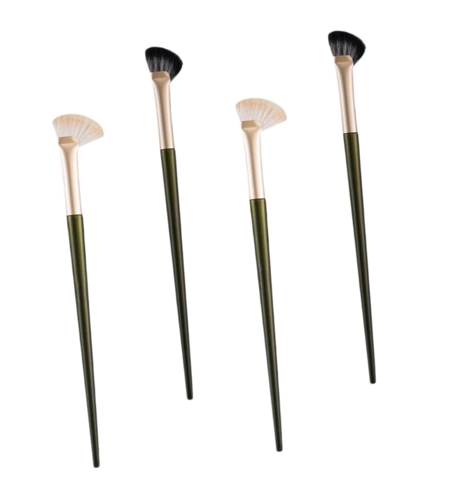 HAPINARY 4pcs Nose Shadow Brush Angled Eye Shadow Brush Angled Nose Contour Brush Makeup Accessory Nose Makeup Brush Angled Makeup Brush Angled Cosmetic Brush Flat Concealer Brush - Buy Online on GoSupps.com