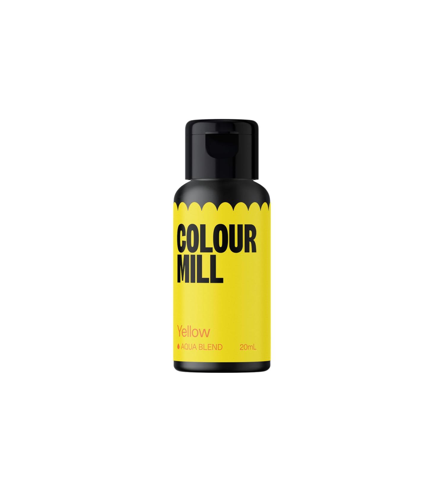 Yellow - Aqua Based Colouring 20ml - Colour Mill