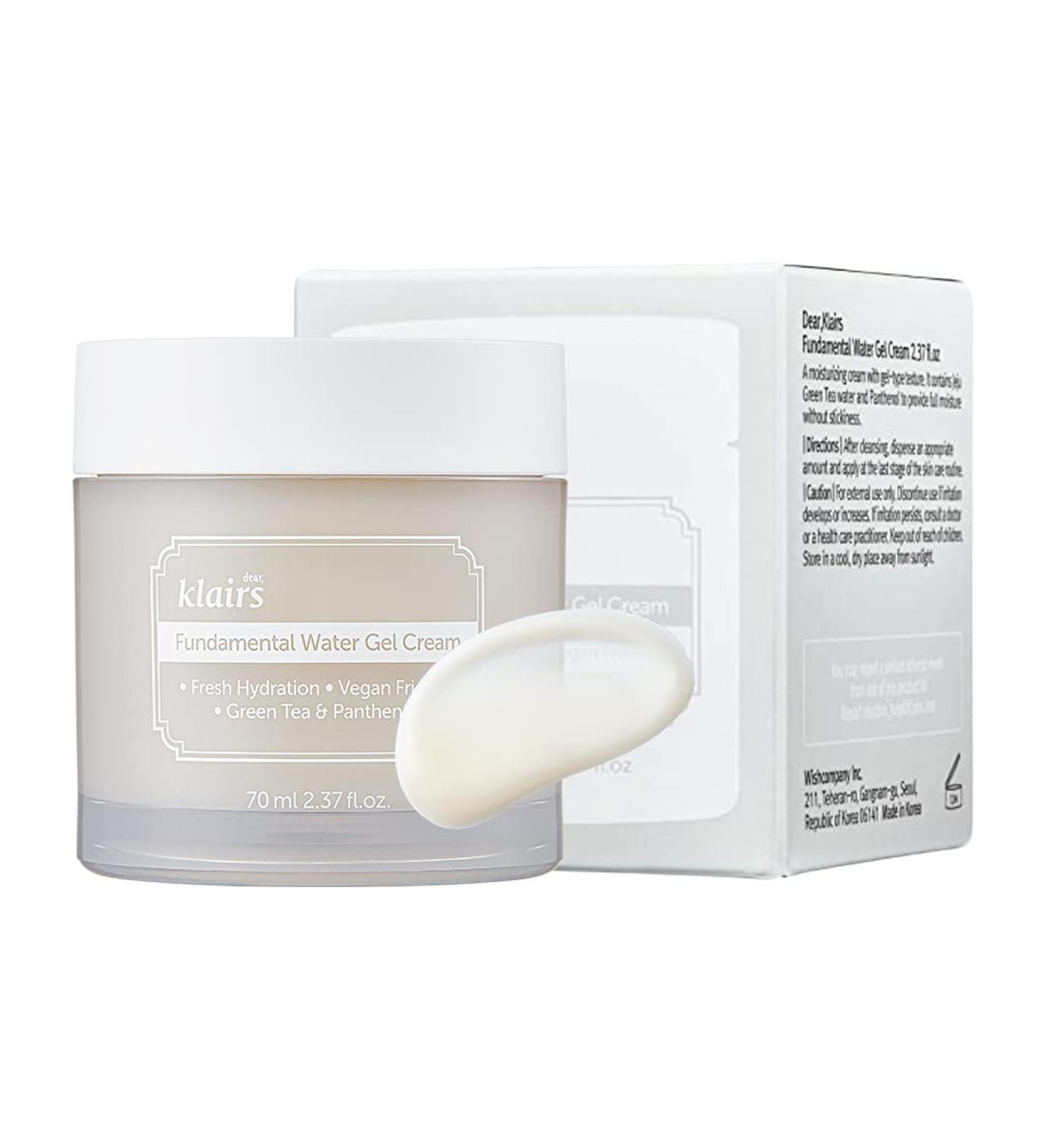 Dear Klairs Fundamental Water Gel Cream 2.37 fl oz | Hydrating Lightweight Moisturizer - Buy Online on GoSupps.com