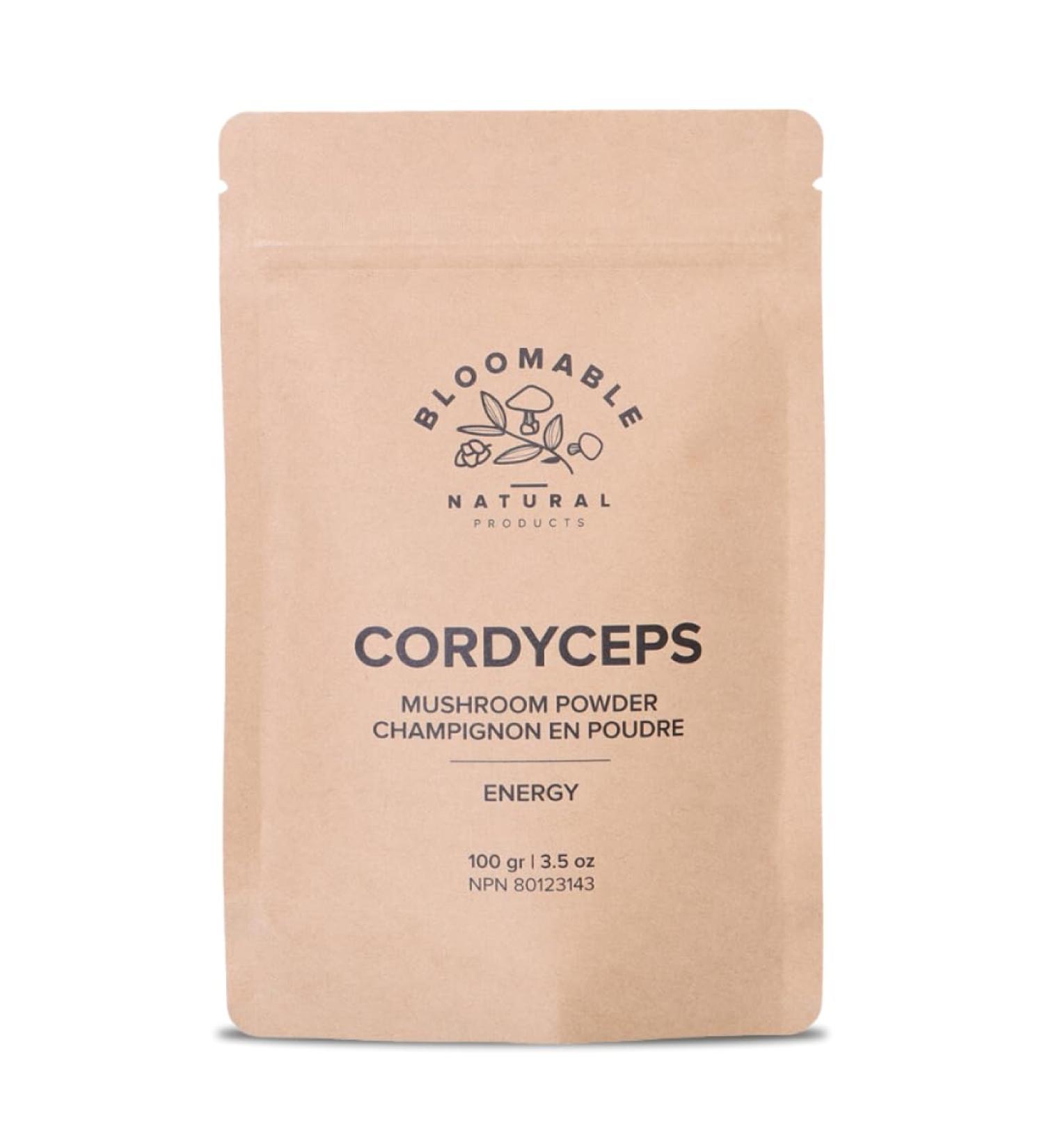 Cordyceps Mushroom Powder by Bloomable I Energy and Endurance (100 gr) 100 g (Pack of 1) - Buy Online on GoSupps.com