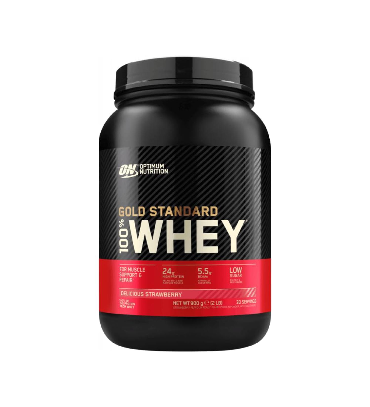 Optimum Nutrition 100% Whey Gold Standard 908g - High-Quality Protein Powder for Muscle Gain & Recovery - Buy Internationally - Buy Online on GoSupps.com
