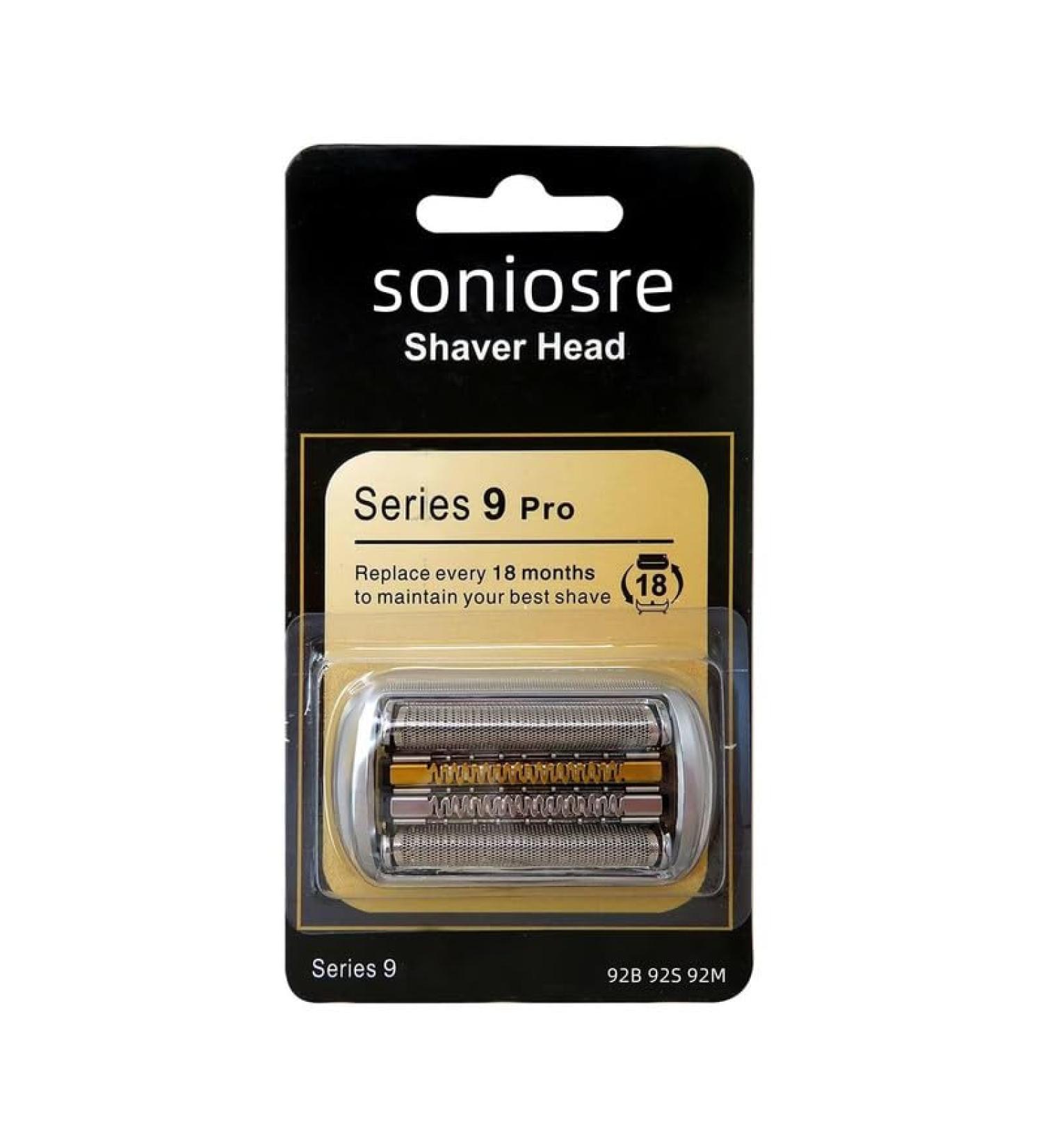 92S Series 9 Replacement Head for Braun Series 9 Foil & Blades - Compatible with 9290CCM 9370CCM 9293S 9385CCM 9330S 9296CC - International Shipping Available - Buy Online on GoSupps.com