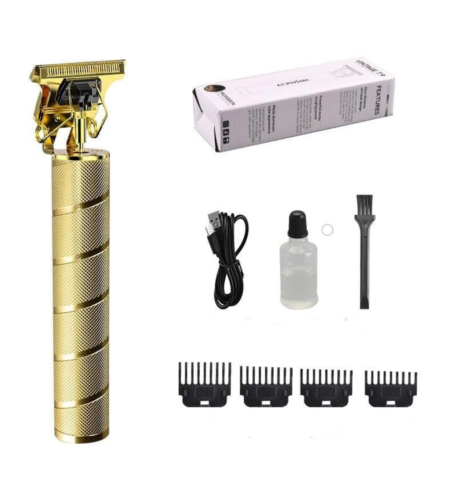 Hair Clippers Beard Trimmer for Men Electric Cordless Rechargeable Hair Trimmer Set for Barbers and Home USB Zero Gapped T Blade Hair Cutting Kit Gift for Men - Buy Online on GoSupps.com