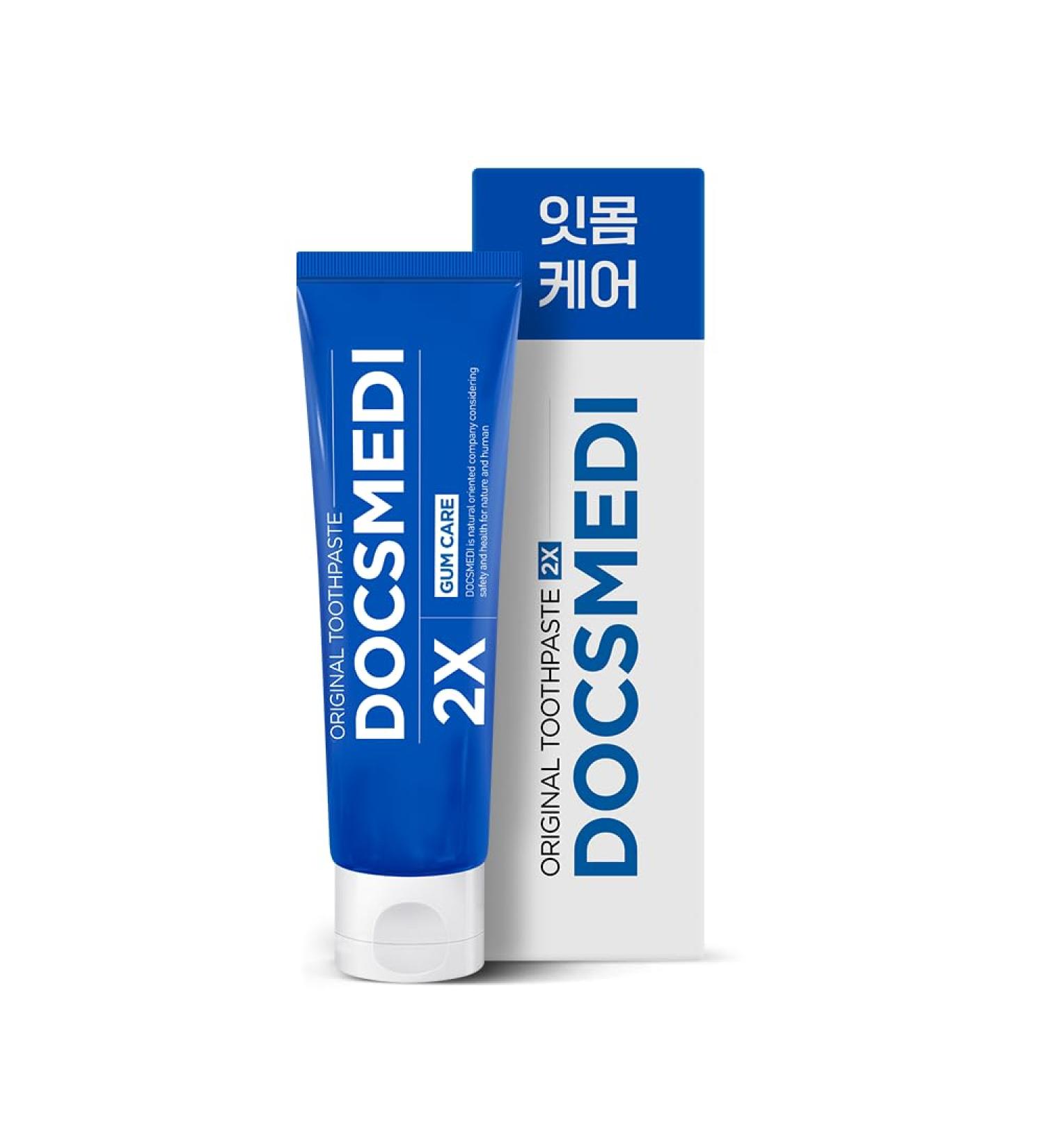 DOCSMEDI Doctrust K Kid-Friendly Toothpaste with 922 ppm Fluoride/Cavity Prevention/Removing Plague/Suppressing Bad Breath (2X Gum Care Toothpaste Apple Mint) 2X Gum Care Toothpaste 3.5 Ounce (Pack of 1) - Buy Online on GoSupps.com