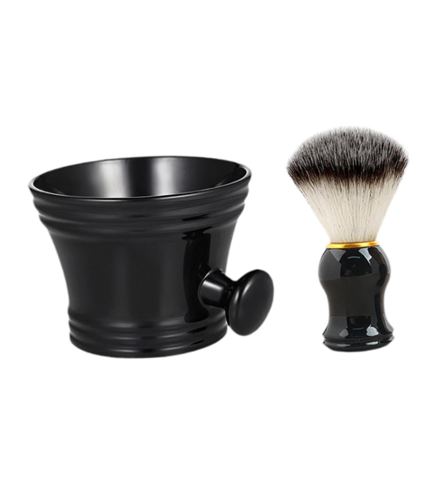 Oshhni Shaving Brush Set - Cleaning Bowl & Soap Brush | Perfect Birthday Accessories for Grooming - Buy Online on GoSupps.com