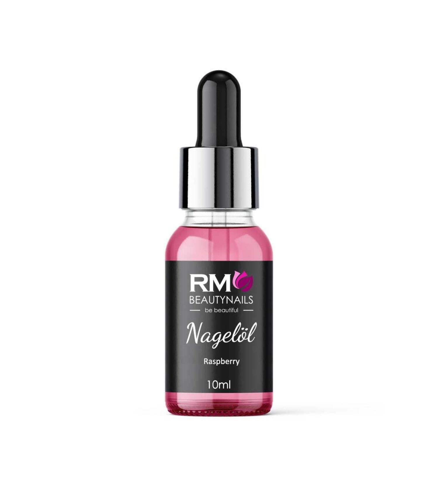 Nail Oil Nail Cuticle Oil with Pipette Nail Oil Care for Nails and Cuticles RM Beautynails 10ml (Raspberry)