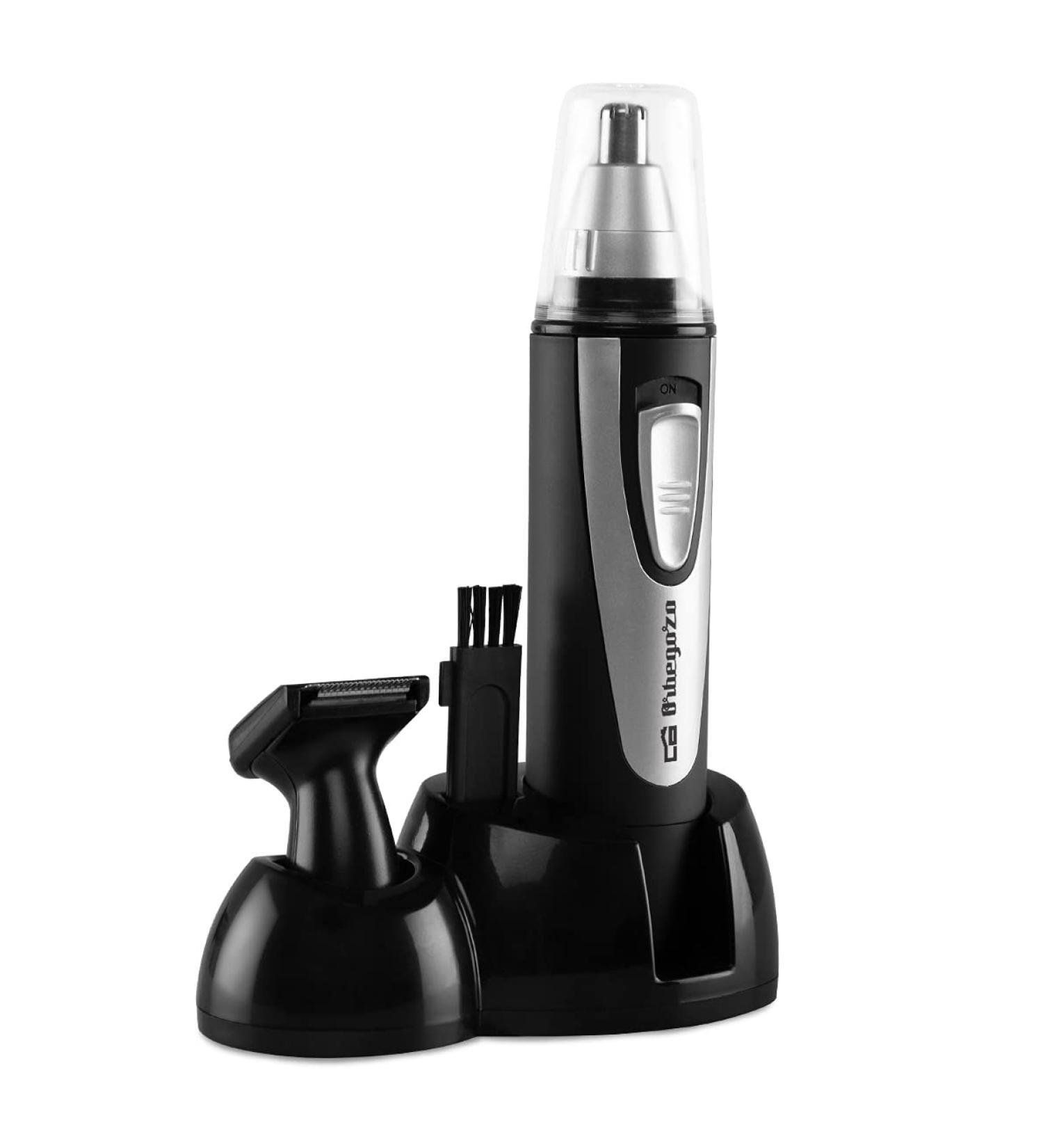 Orbozo NO 3500 Wireless Hair Clipper - Battery Operated 2 Heads for Nose Ears Beard & Mustache IP-X4 Waterproof Colorful Design - International Shipping Available - Buy Online on GoSupps.com