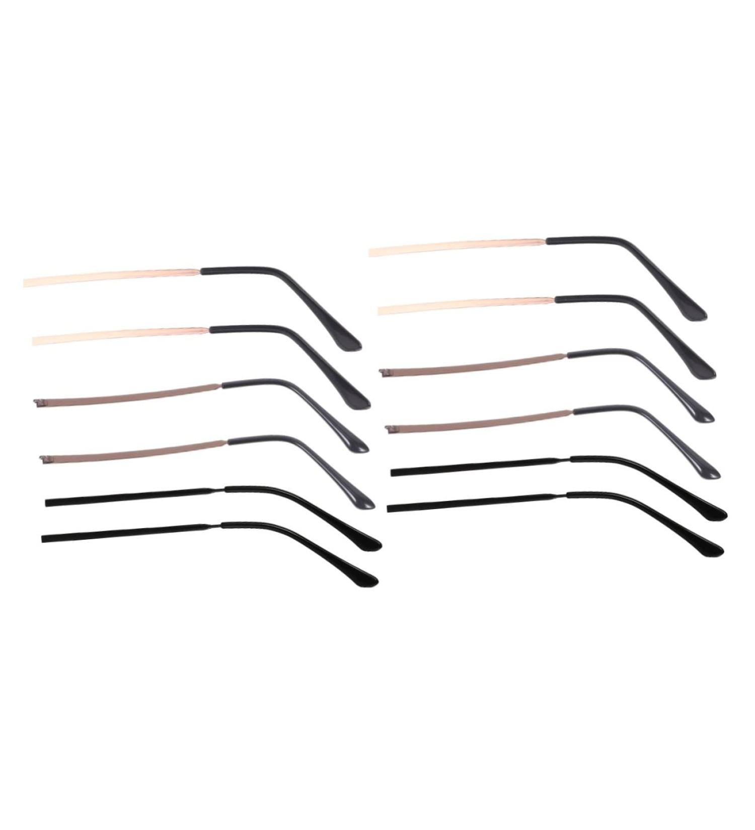 Baluue 6 Pairs Metal Sunglasses Legs - Universal Replacement Brackets & Accessories for Men & Women - Glasses Holder with Screwdriver - Colorful 14x4cm - Buy Online on GoSupps.com